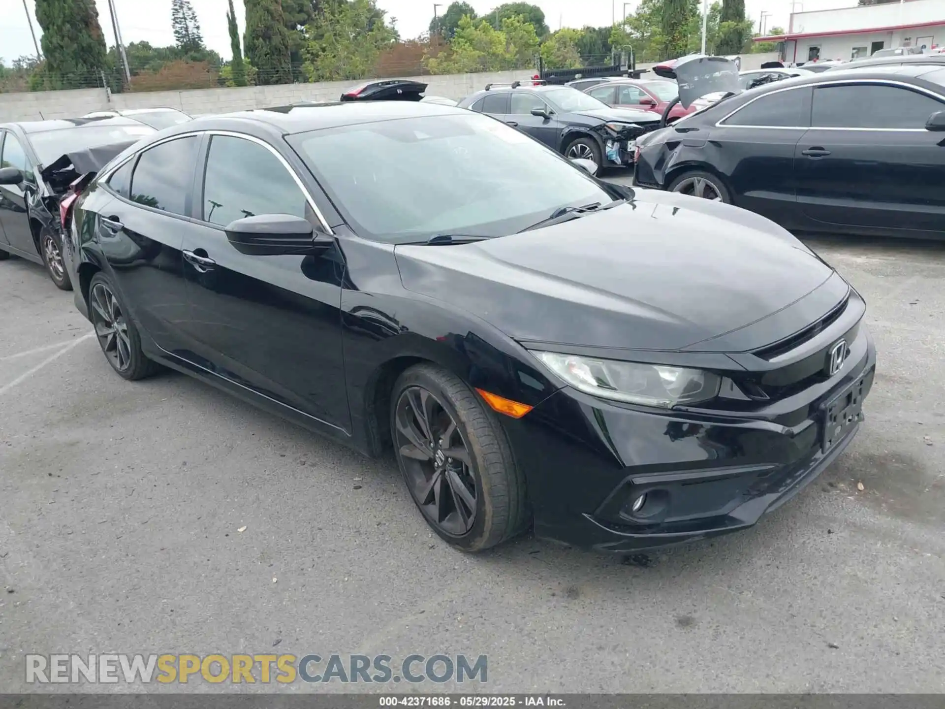 1 fotografías del automóvil dañado 2HGFC2F86KH551835 HONDA CIVIC 2019