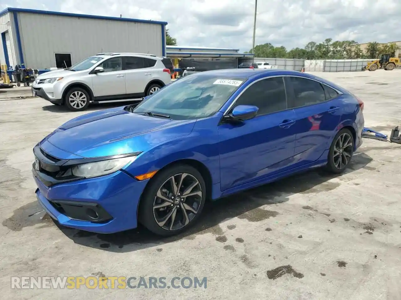 1 Photograph of a damaged car 2HGFC2F86KH603626 HONDA CIVIC 2019