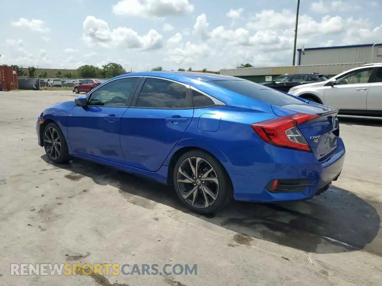 2 Photograph of a damaged car 2HGFC2F86KH603626 HONDA CIVIC 2019