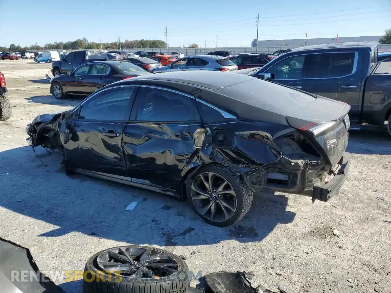 2 Photograph of a damaged car 2HGFC2F87KH509710 HONDA CIVIC 2019