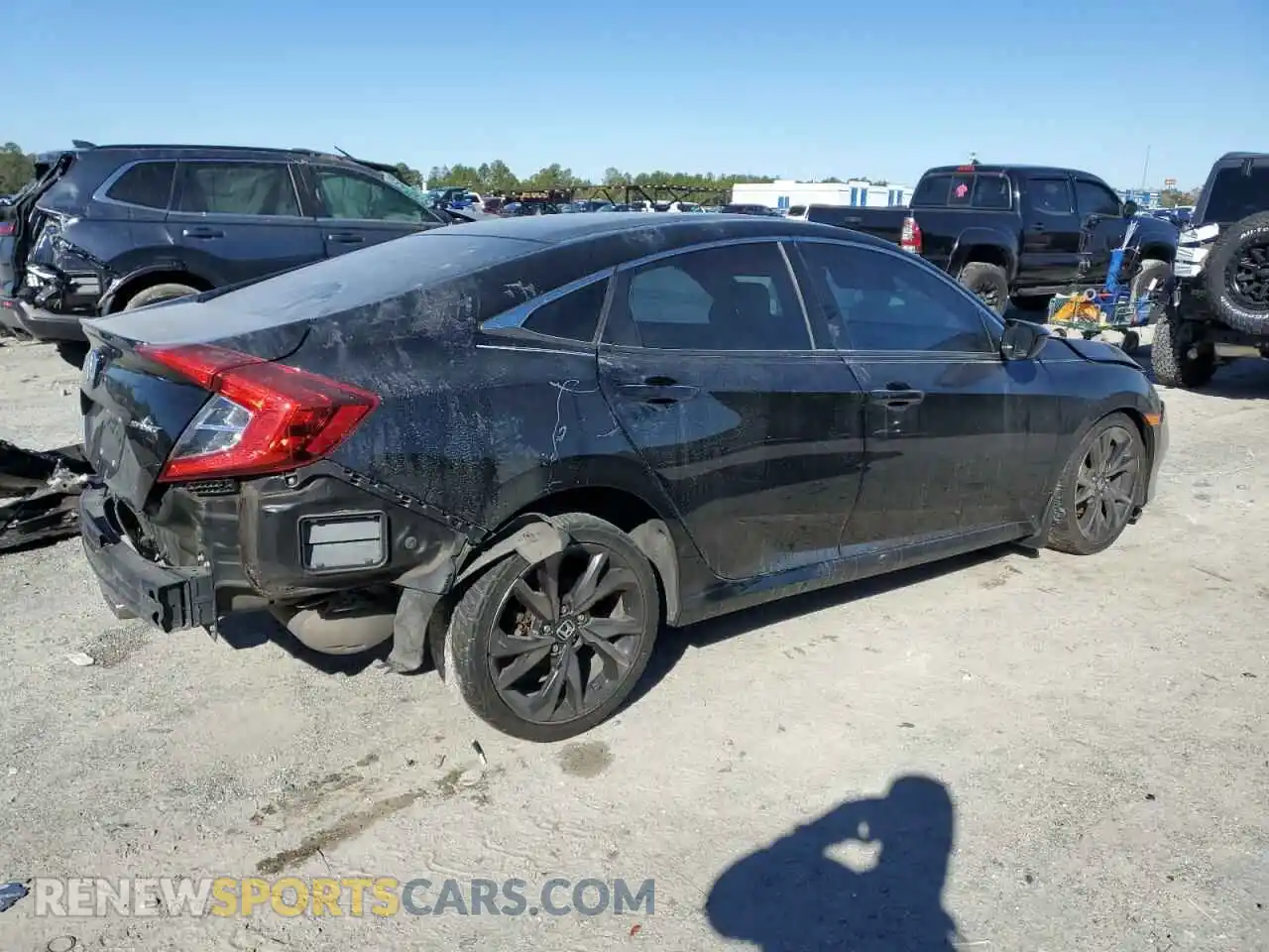 3 Photograph of a damaged car 2HGFC2F87KH509710 HONDA CIVIC 2019