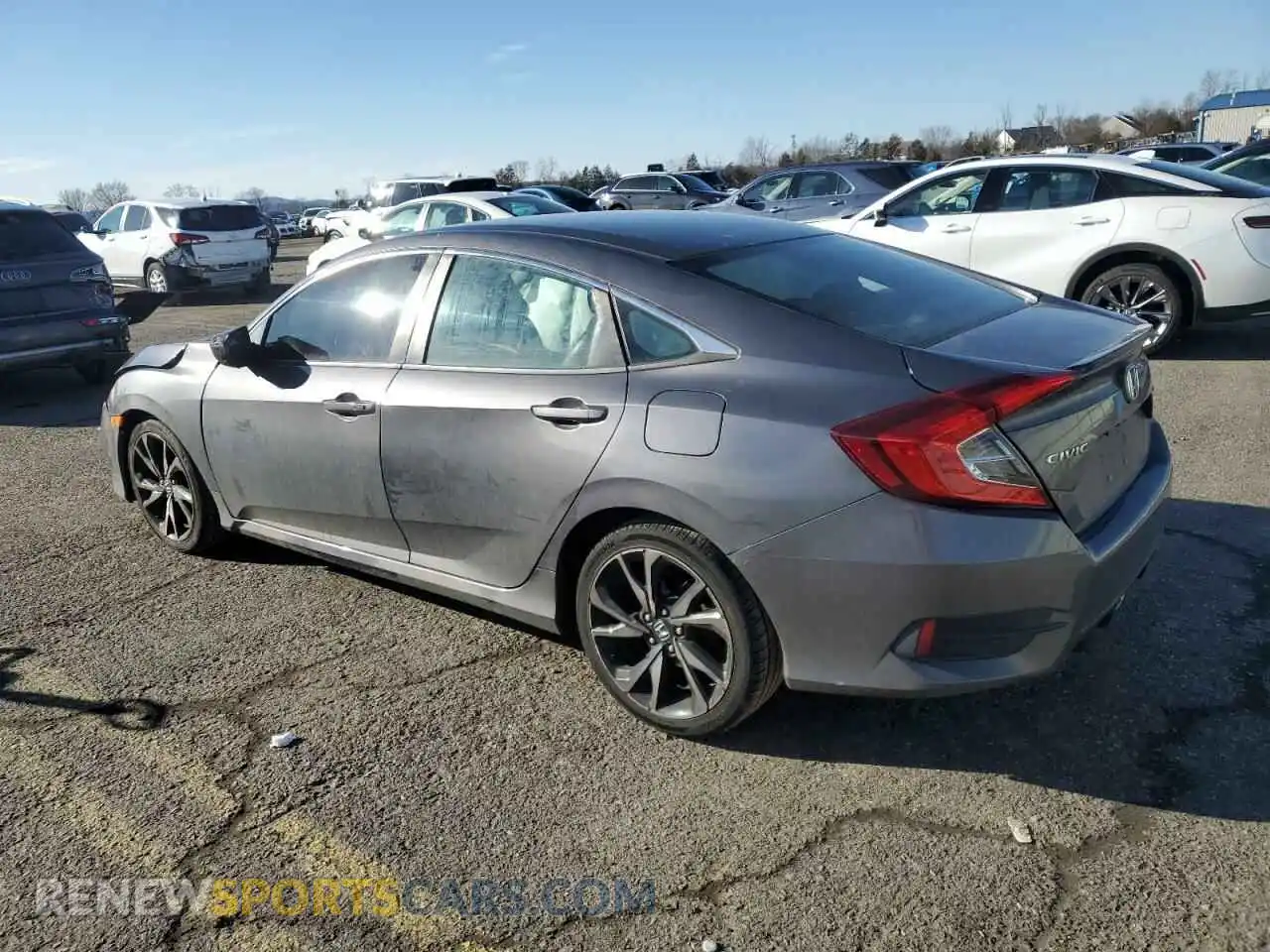 2 Photograph of a damaged car 2HGFC2F87KH528368 HONDA CIVIC 2019