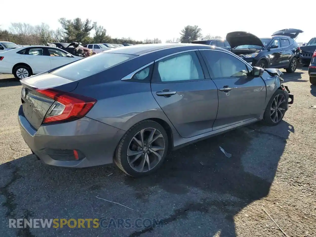 3 Photograph of a damaged car 2HGFC2F87KH528368 HONDA CIVIC 2019