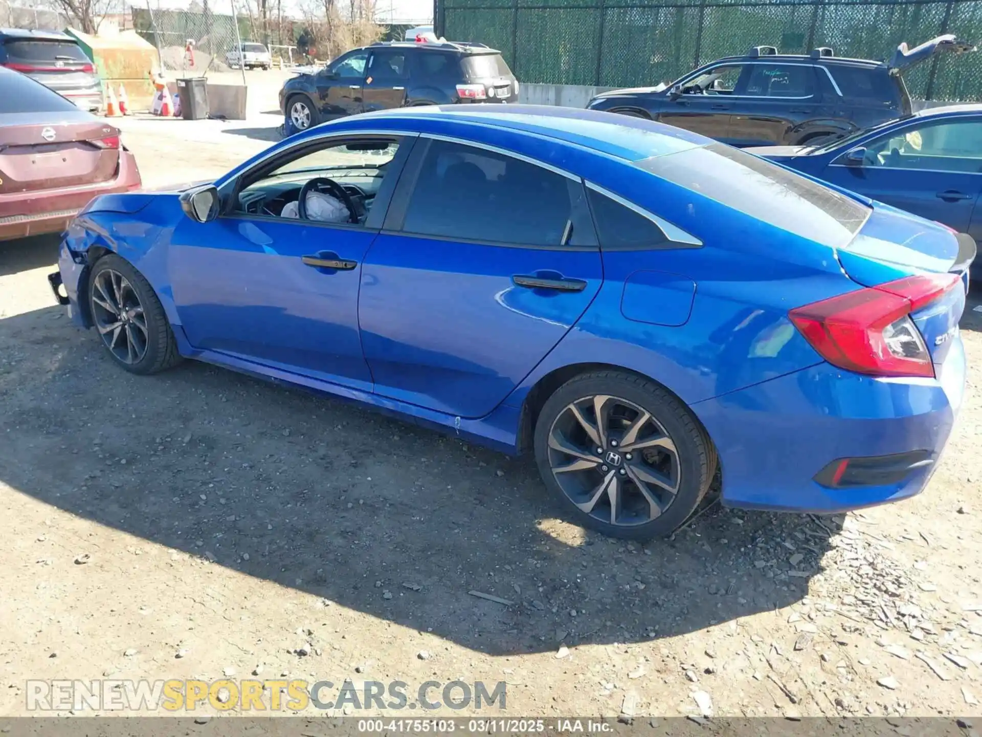 3 Photograph of a damaged car 2HGFC2F87KH592734 HONDA CIVIC 2019