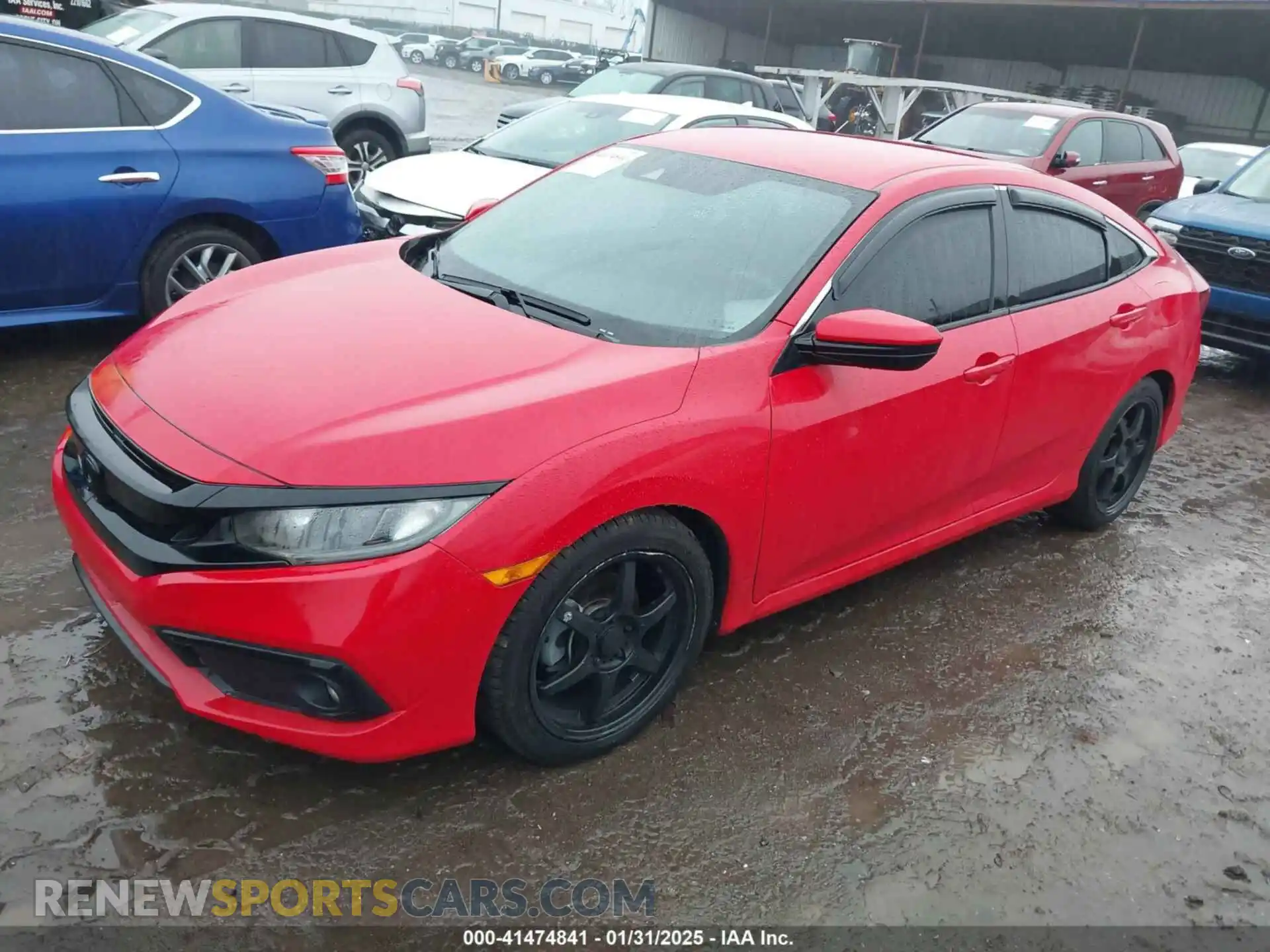 2 Photograph of a damaged car 2HGFC2F87KH598114 HONDA CIVIC 2019