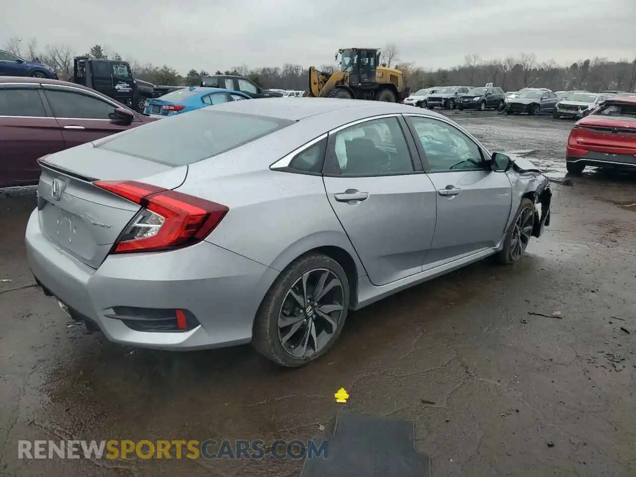 3 Photograph of a damaged car 2HGFC2F88KH541730 HONDA CIVIC 2019