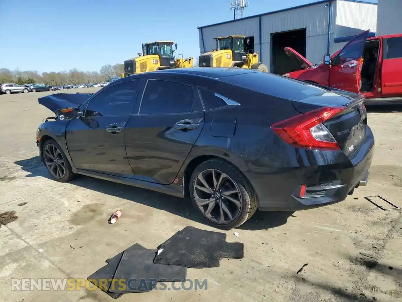 2 Photograph of a damaged car 2HGFC2F88KH543719 HONDA CIVIC 2019