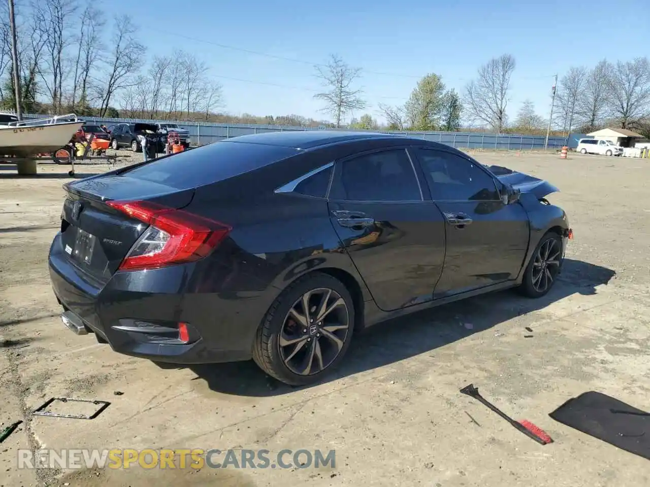 3 Photograph of a damaged car 2HGFC2F88KH543719 HONDA CIVIC 2019