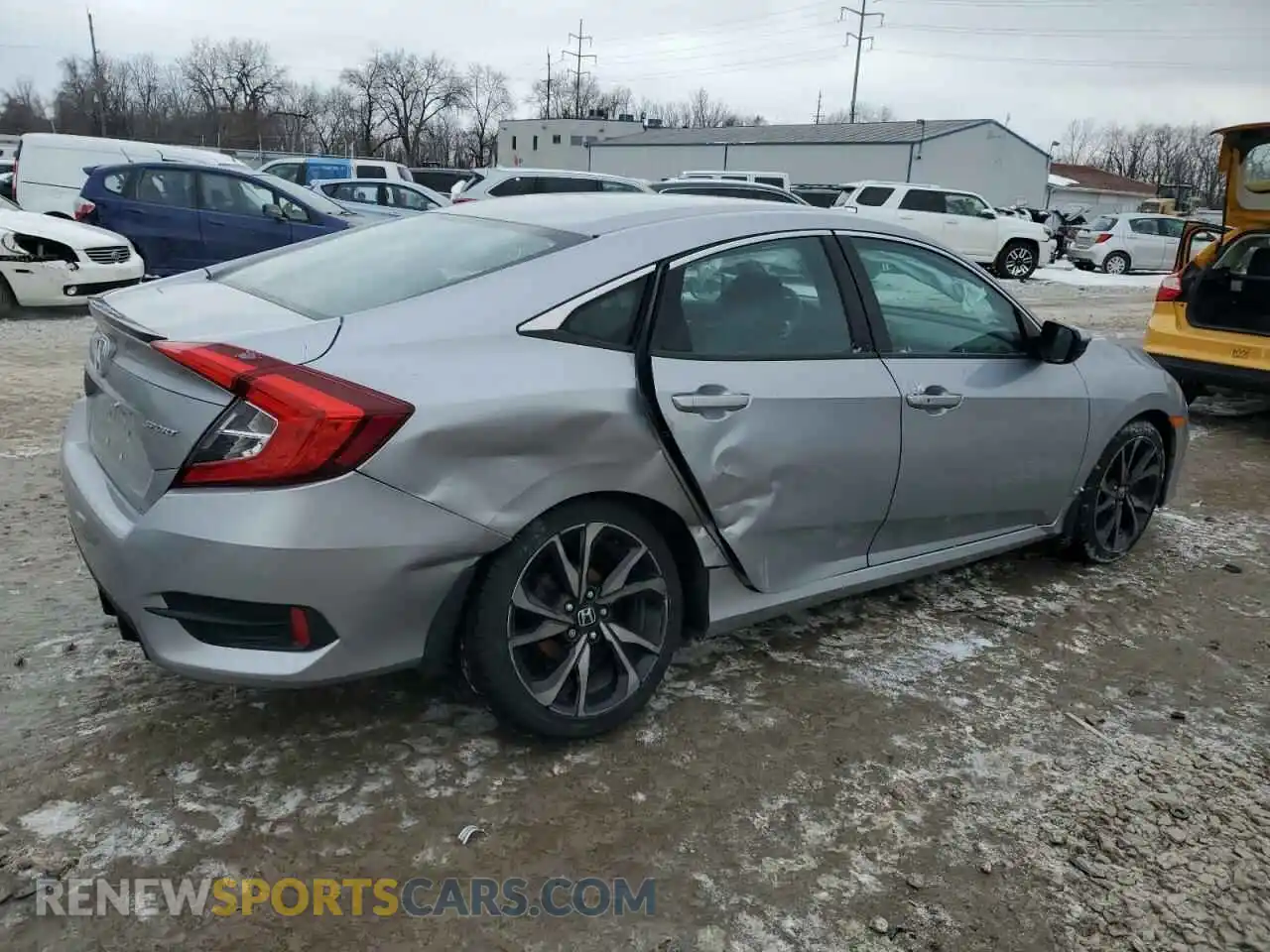 3 Photograph of a damaged car 2HGFC2F88KH551545 HONDA CIVIC 2019