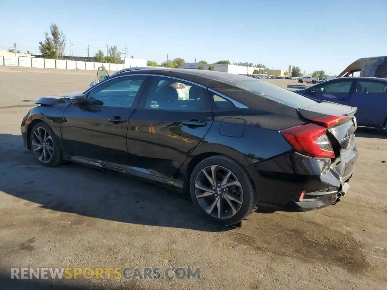 2 Photograph of a damaged car 2HGFC2F88KH600324 HONDA CIVIC 2019
