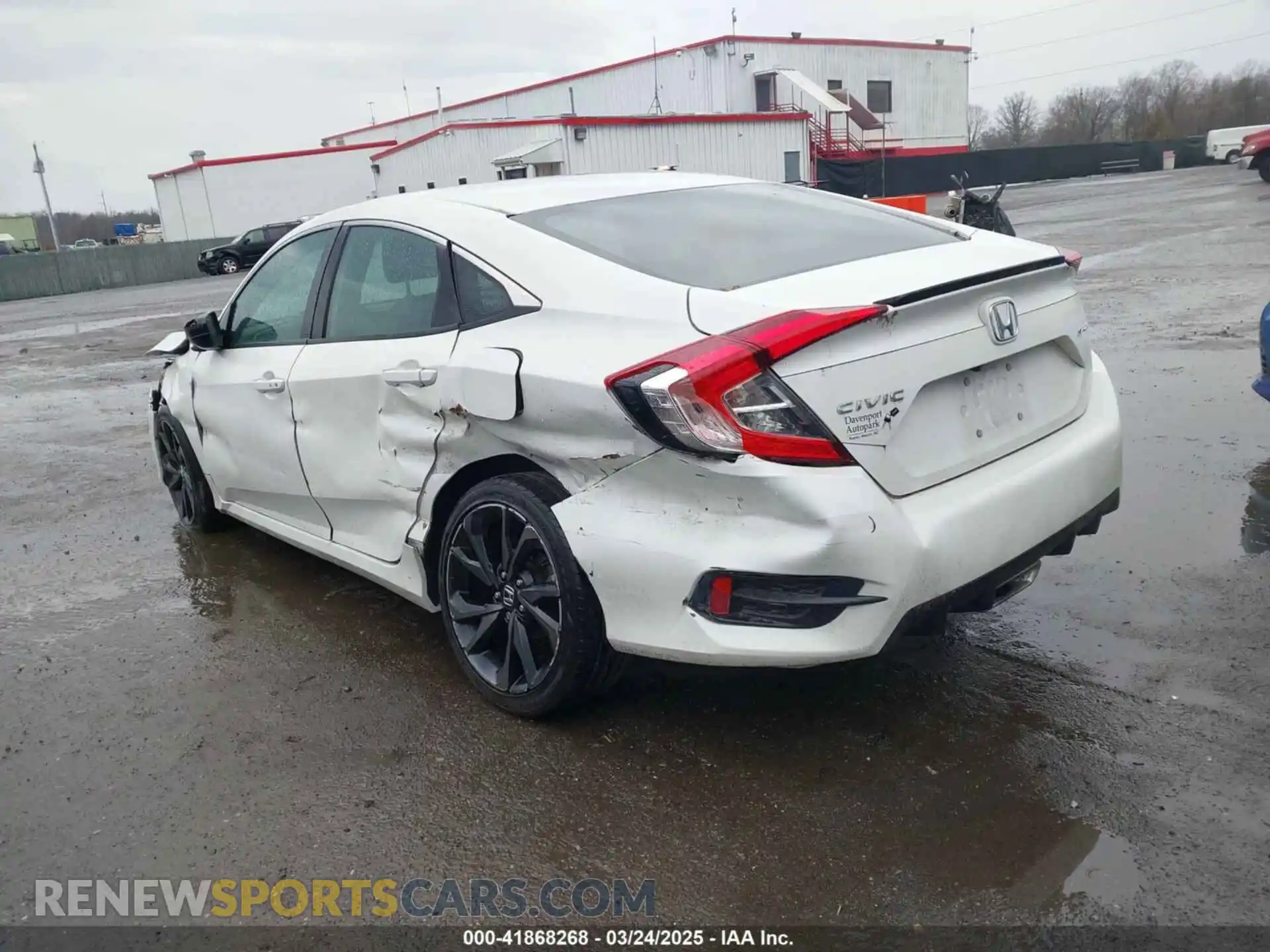 3 fotografías del automóvil dañado 2HGFC2F89KH537251 HONDA CIVIC 2019