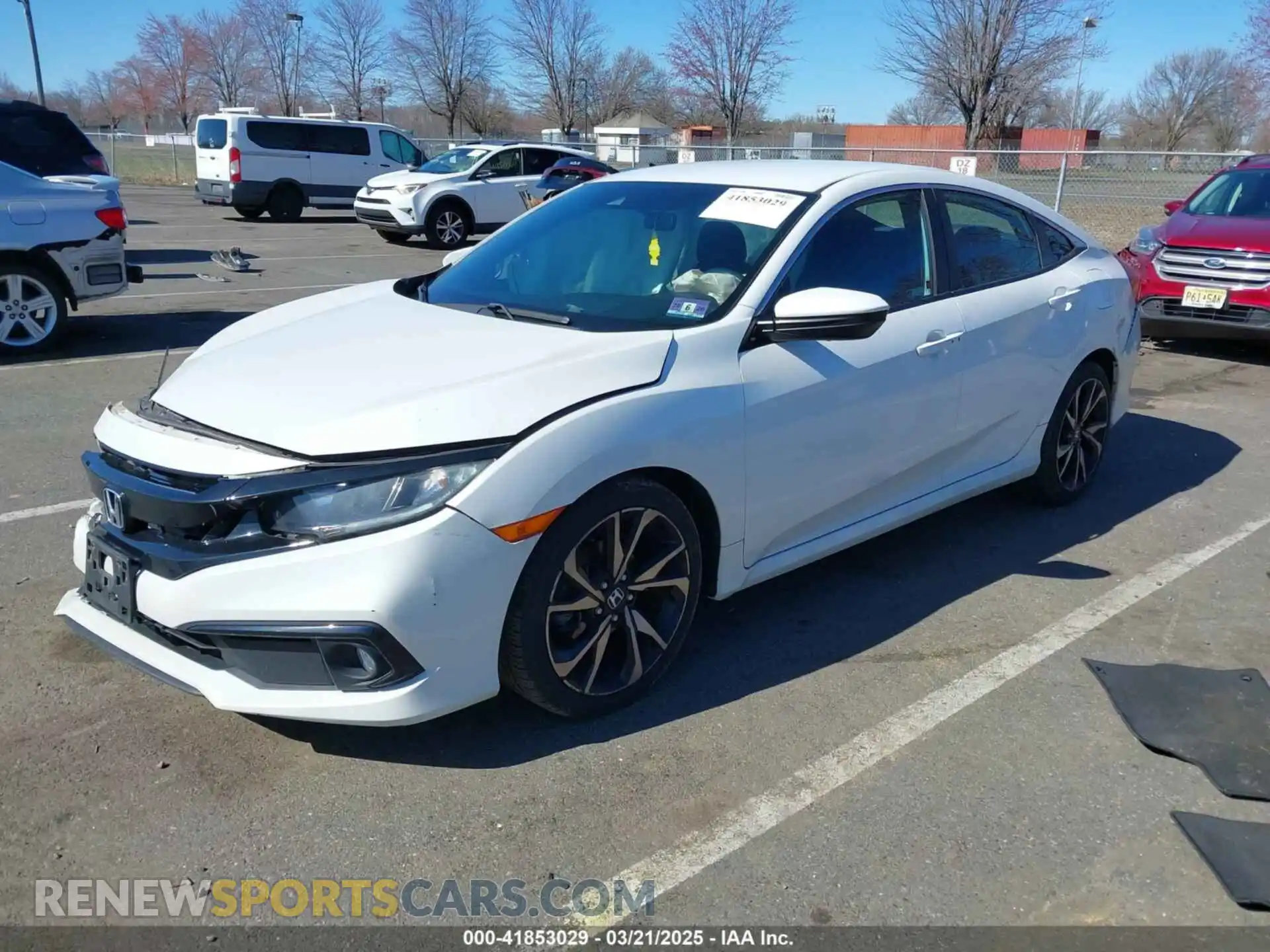 2 Photograph of a damaged car 2HGFC2F89KH549223 HONDA CIVIC 2019