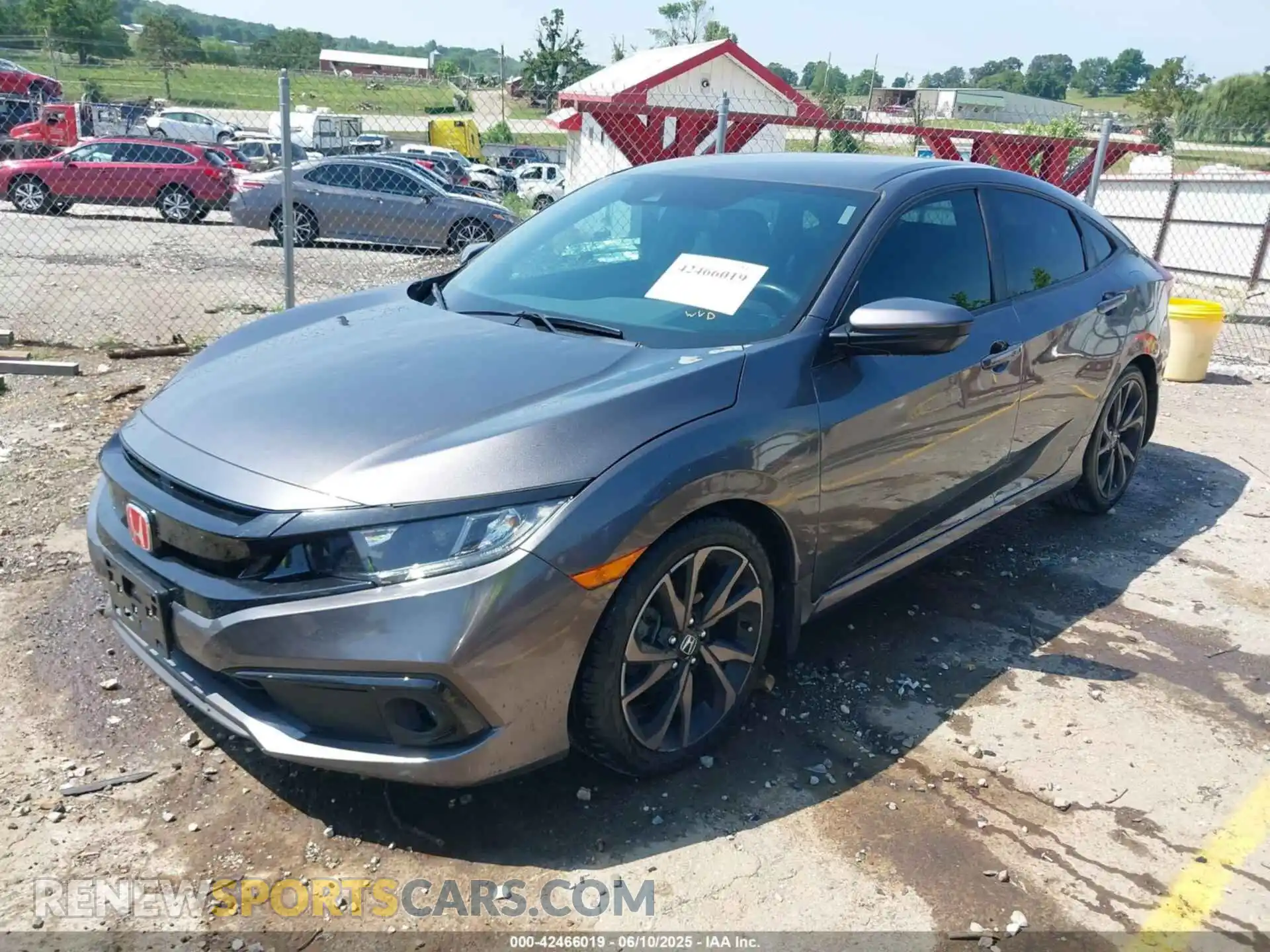 2 Photograph of a damaged car 2HGFC2F8XKH554639 HONDA CIVIC 2019