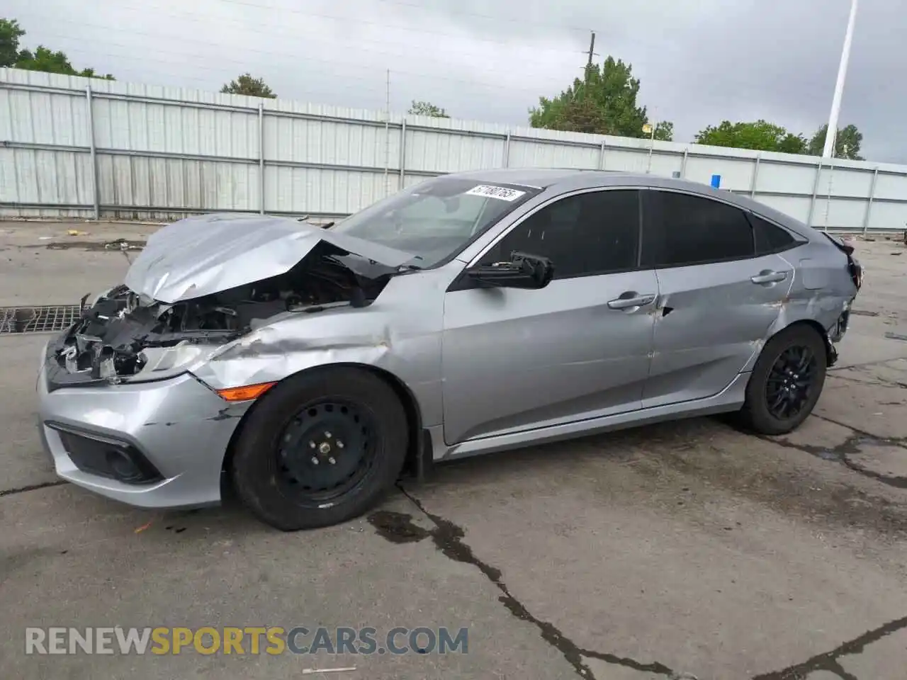 1 Photograph of a damaged car 2HGFC2F8XKH587740 HONDA CIVIC 2019