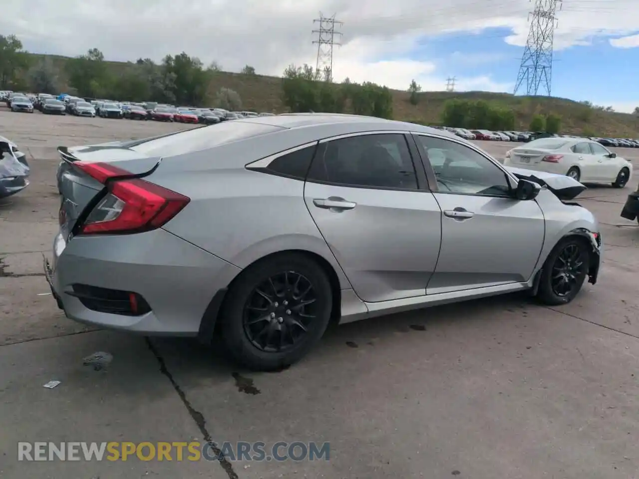 3 Photograph of a damaged car 2HGFC2F8XKH587740 HONDA CIVIC 2019