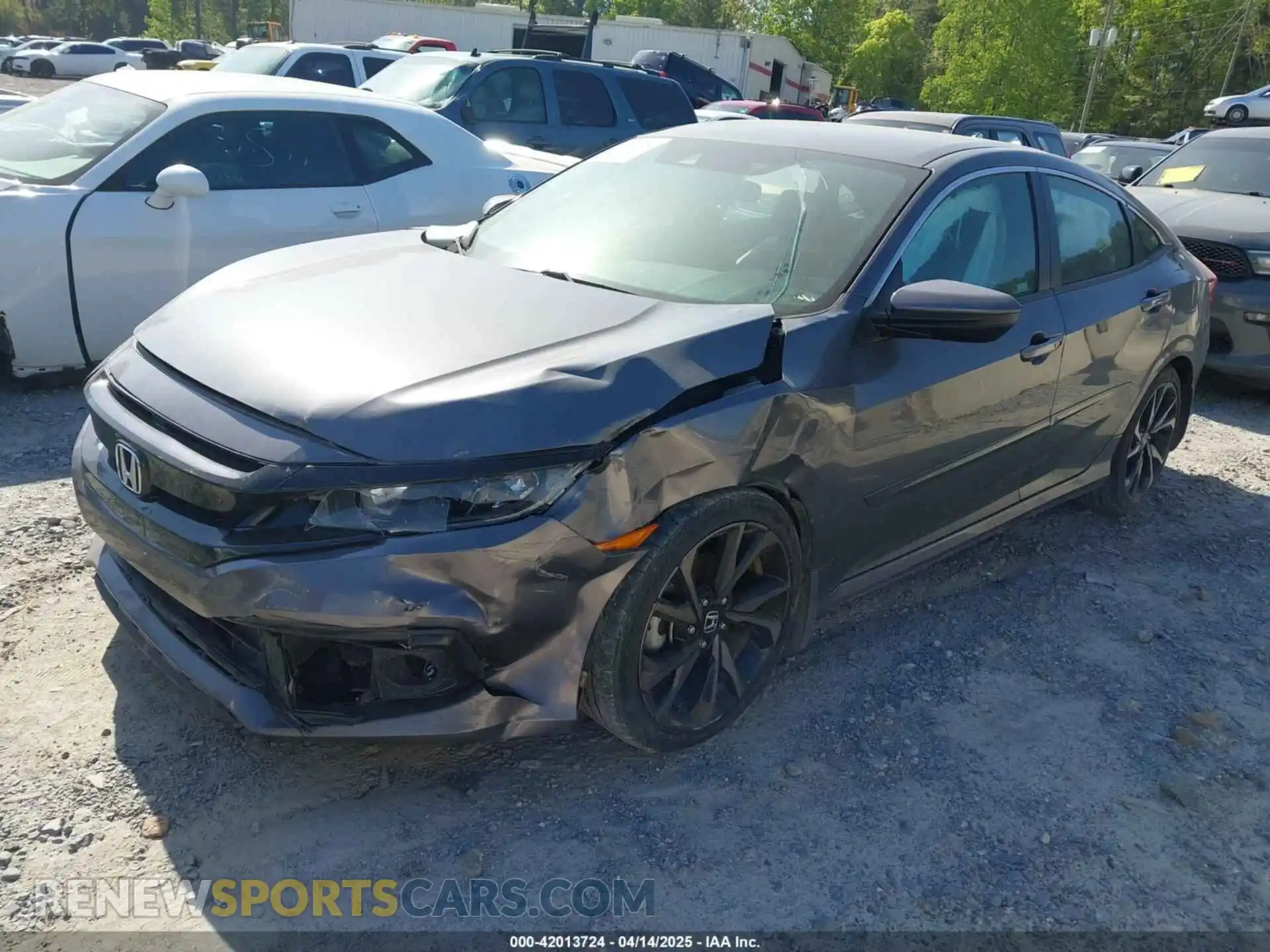 2 Photograph of a damaged car 2HGFC2F8XKH598141 HONDA CIVIC 2019