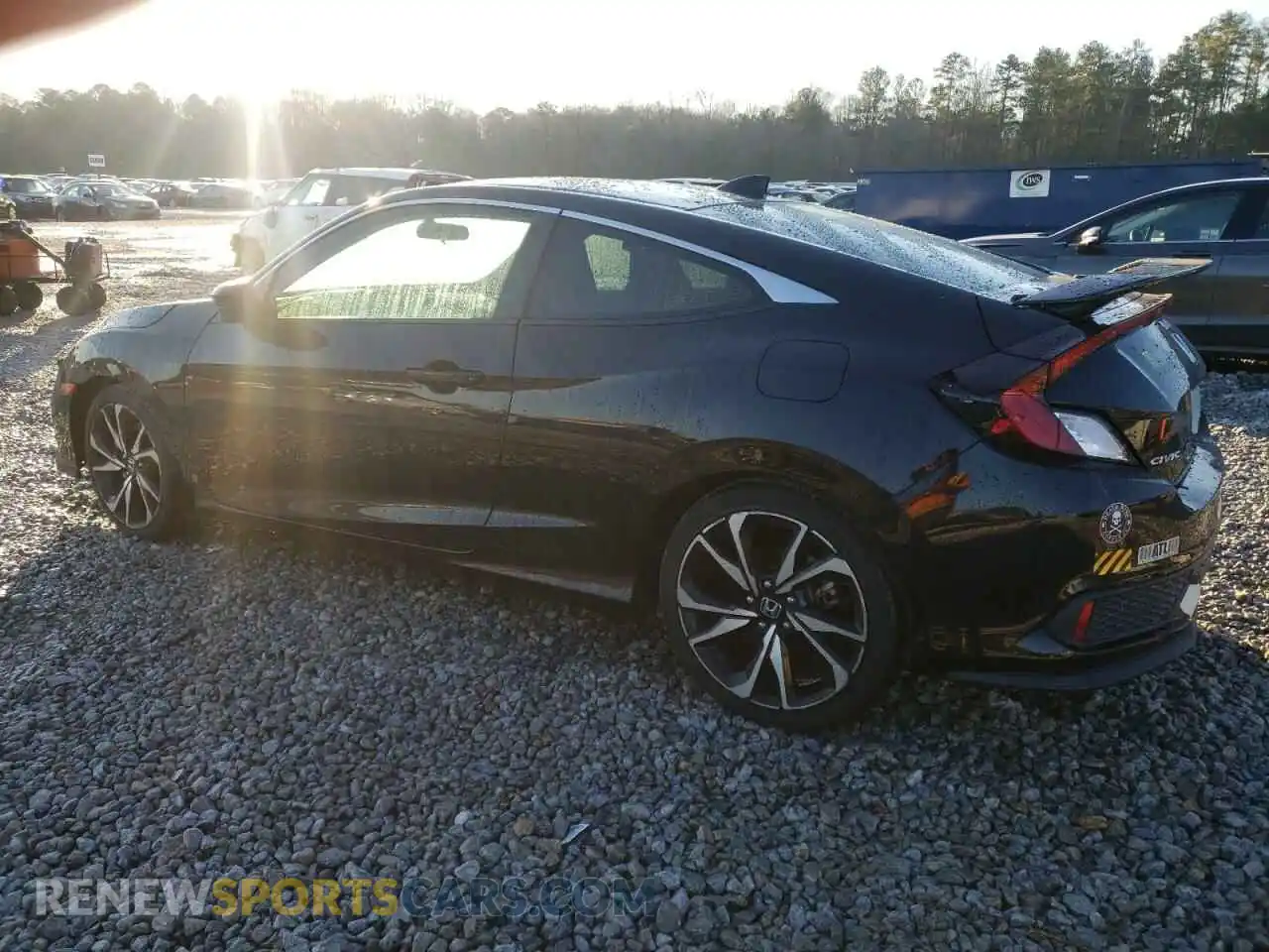 2 Photograph of a damaged car 2HGFC3A52KH750853 HONDA CIVIC 2019