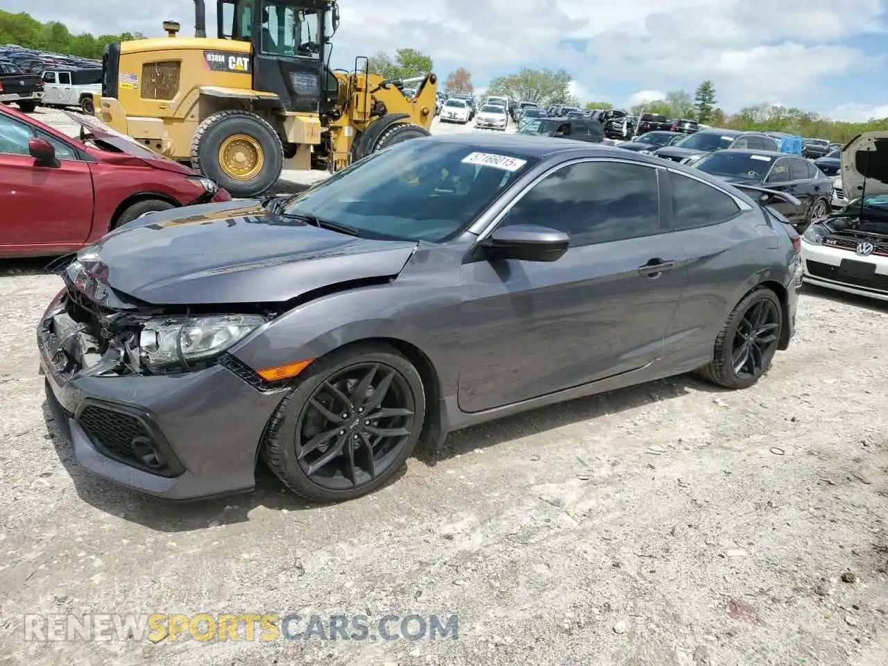 1 Photograph of a damaged car 2HGFC3A53KH752482 HONDA CIVIC 2019