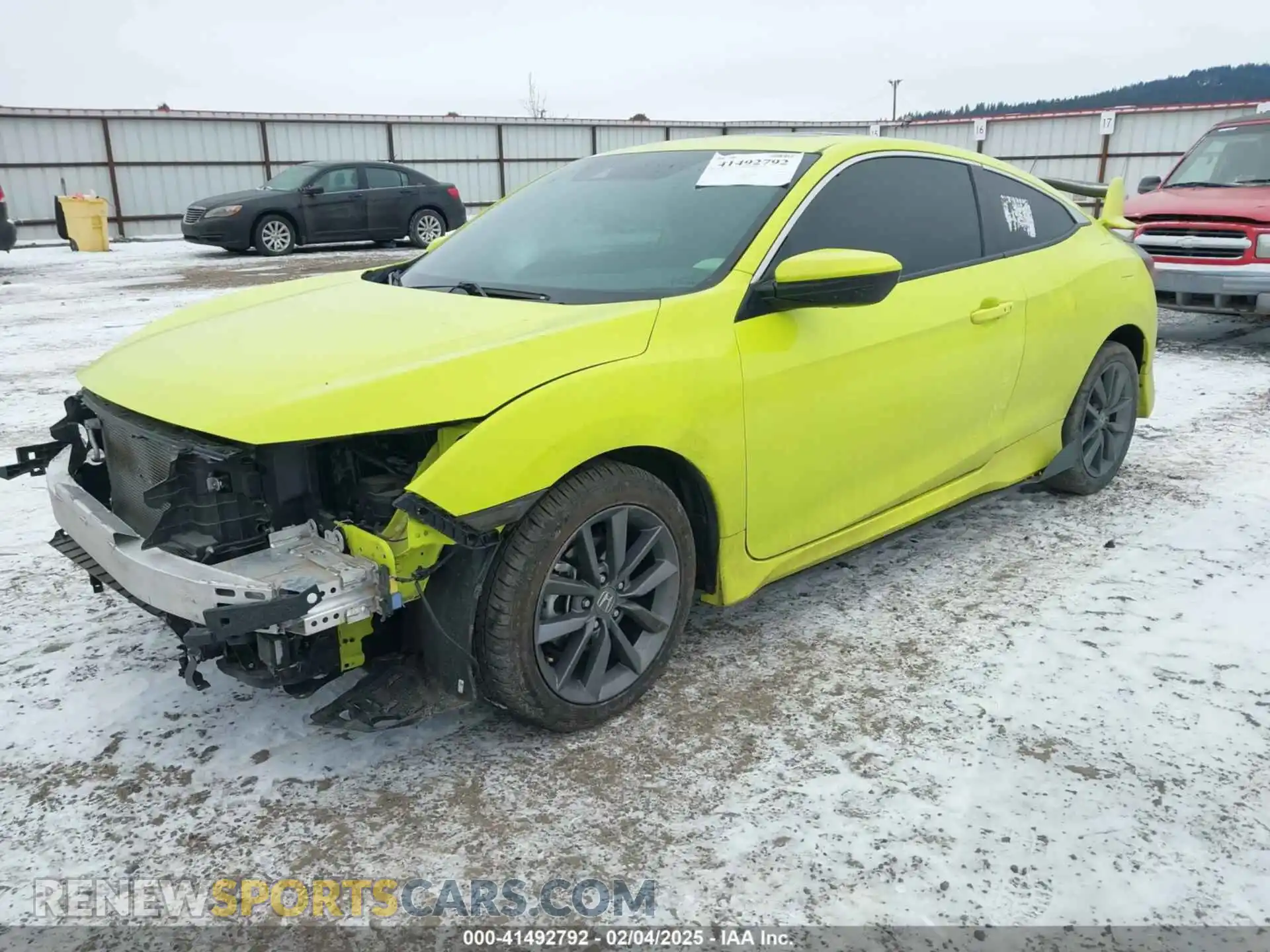 2 Photograph of a damaged car 2HGFC3B35KH350511 HONDA CIVIC 2019