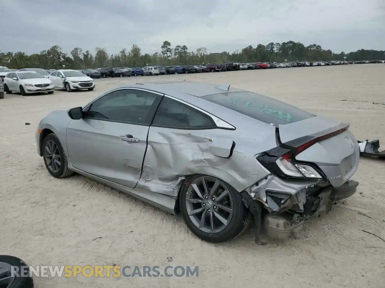 2 Photograph of a damaged car 2HGFC3B37KH353345 HONDA CIVIC 2019