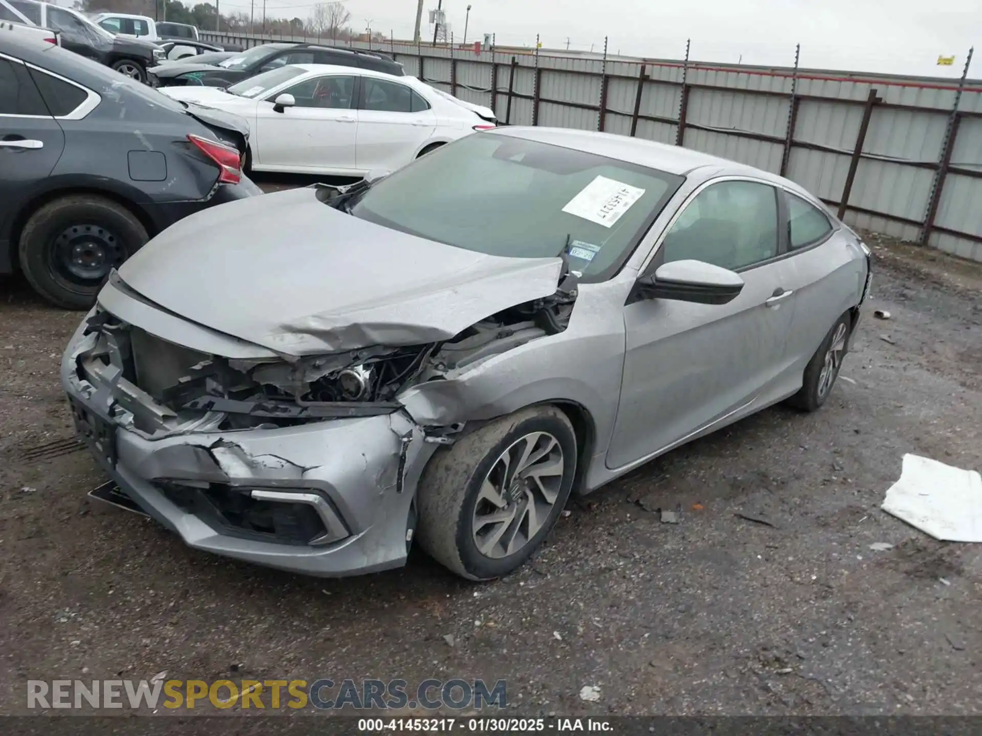 2 Photograph of a damaged car 2HGFC4B65KH306041 HONDA CIVIC 2019