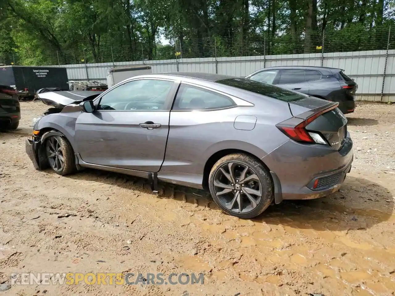 2 Photograph of a damaged car 2HGFC4B80KH304845 HONDA CIVIC 2019