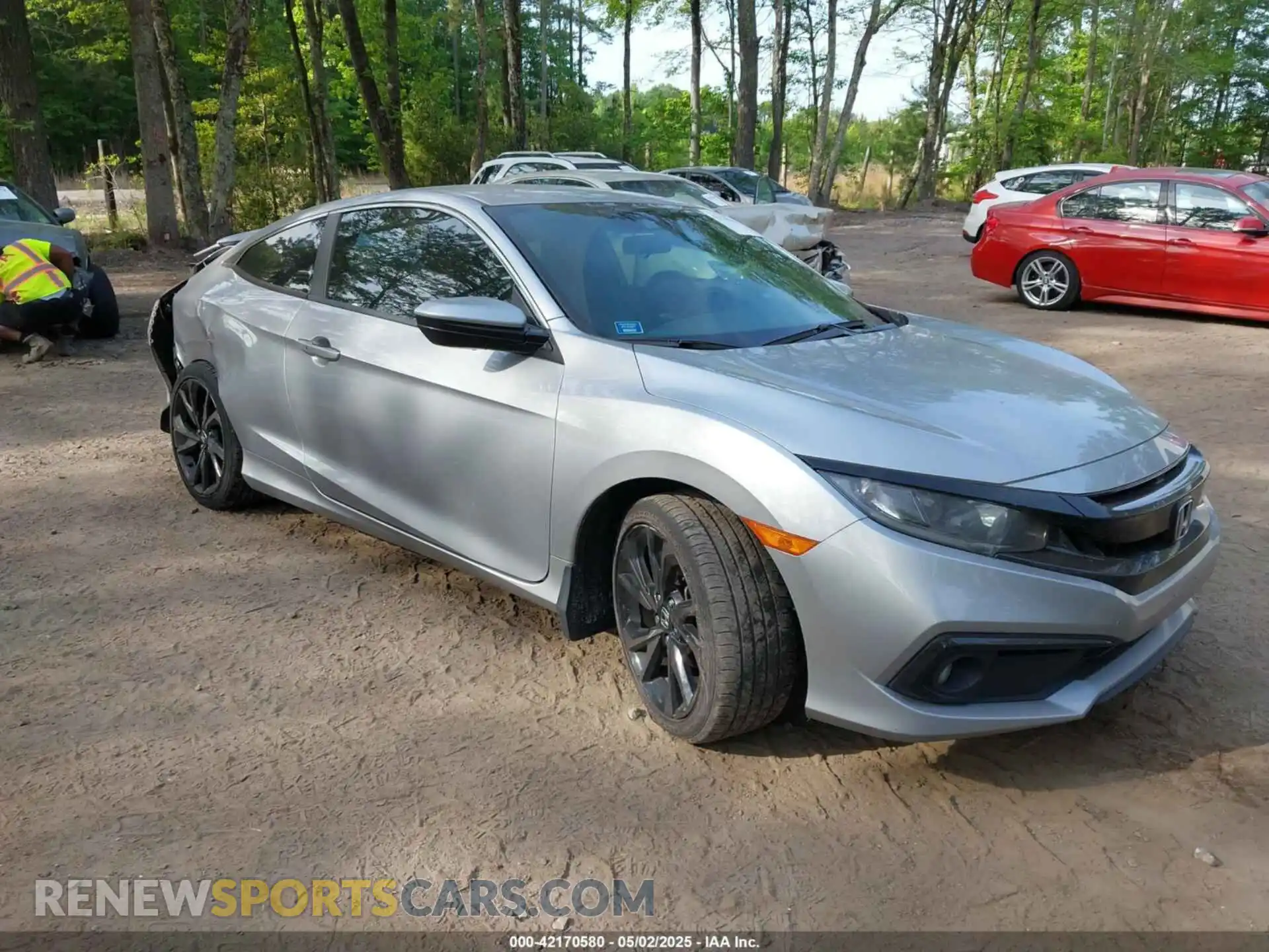 1 Photograph of a damaged car 2HGFC4B82KH307570 HONDA CIVIC 2019