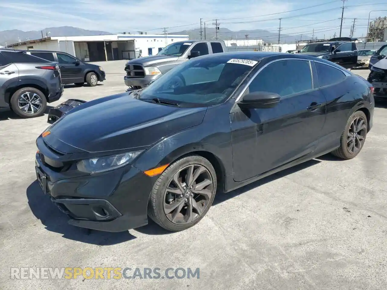 1 Photograph of a damaged car 2HGFC4B82KH308623 HONDA CIVIC 2019