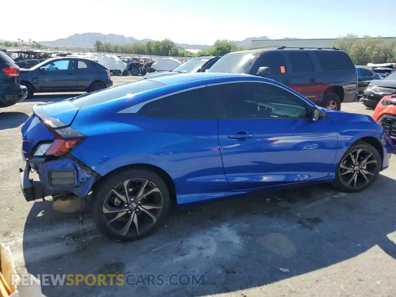 3 Photograph of a damaged car 2HGFC4B84KH305819 HONDA CIVIC 2019