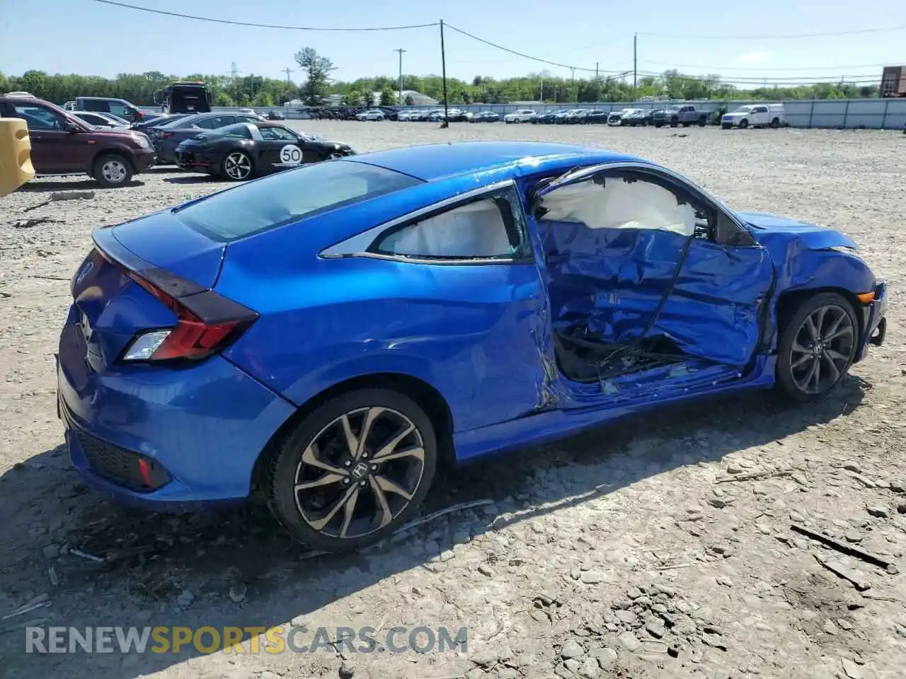 3 fotografías del automóvil dañado 2HGFC4B8XKH300429 HONDA CIVIC 2019
