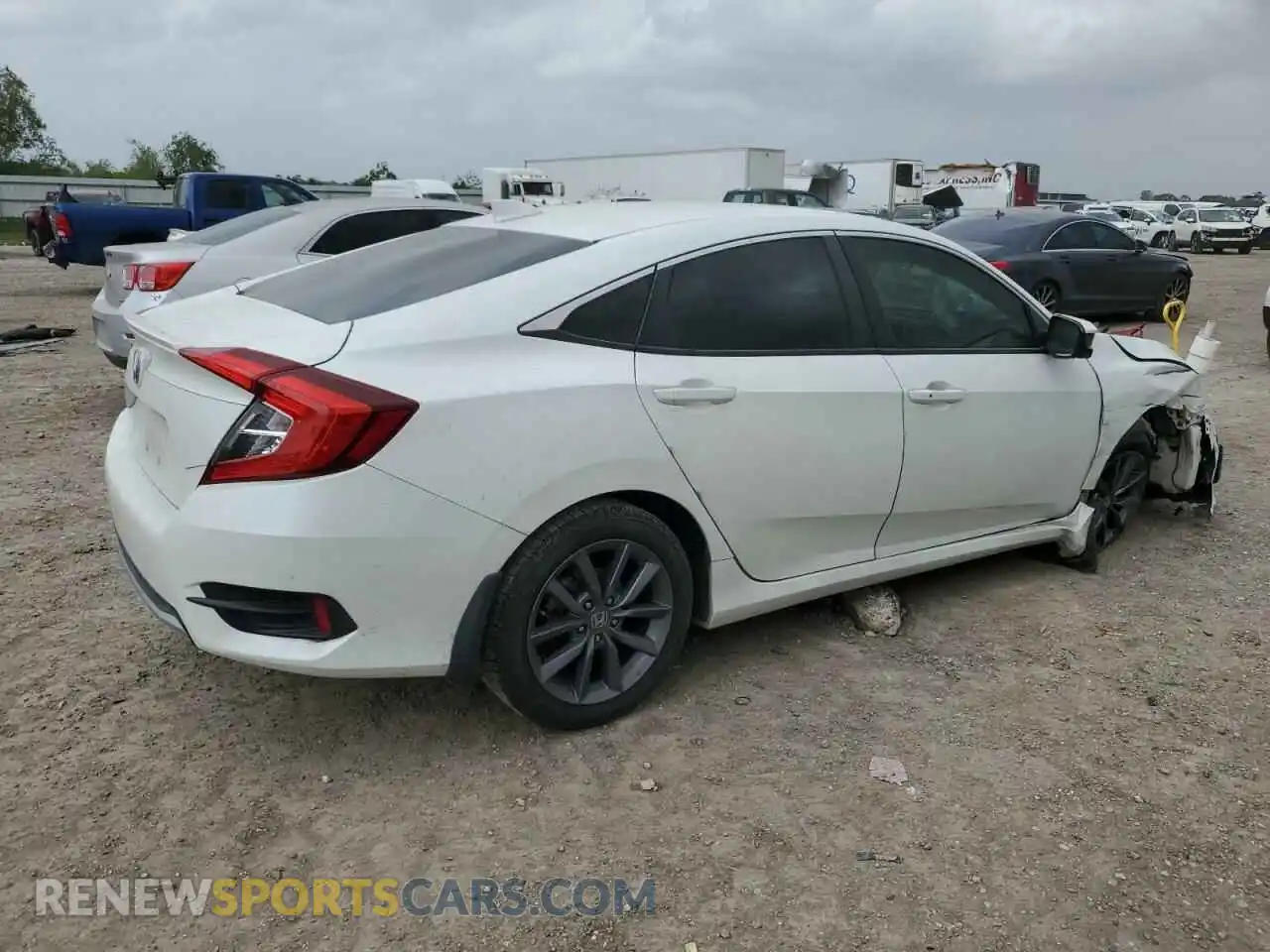3 Photograph of a damaged car JHMFC1F30KX008519 HONDA CIVIC 2019