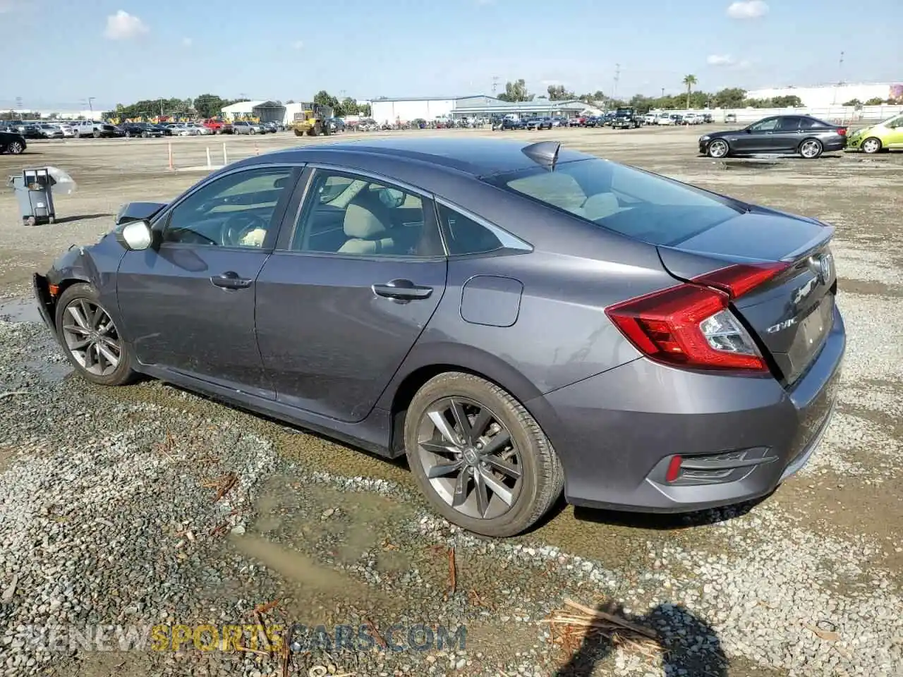 2 fotografías del automóvil dañado JHMFC1F33KX006862 HONDA CIVIC 2019