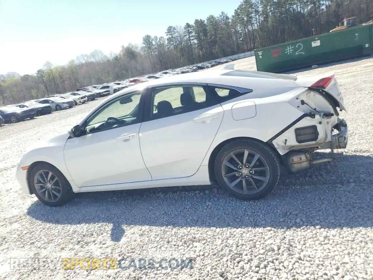 2 Photograph of a damaged car JHMFC1F34KX008443 HONDA CIVIC 2019