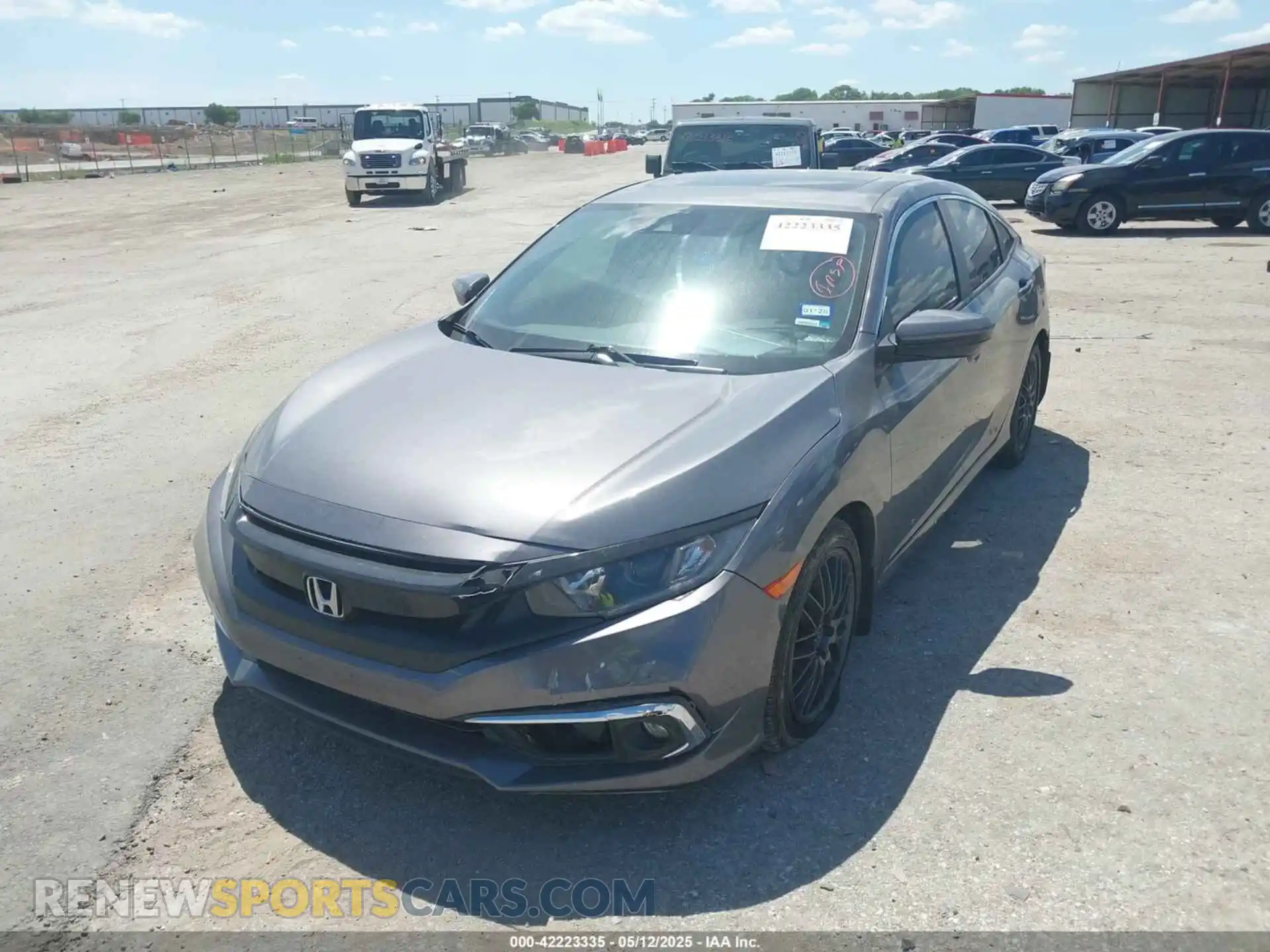 2 Photograph of a damaged car JHMFC1F36KX004586 HONDA CIVIC 2019