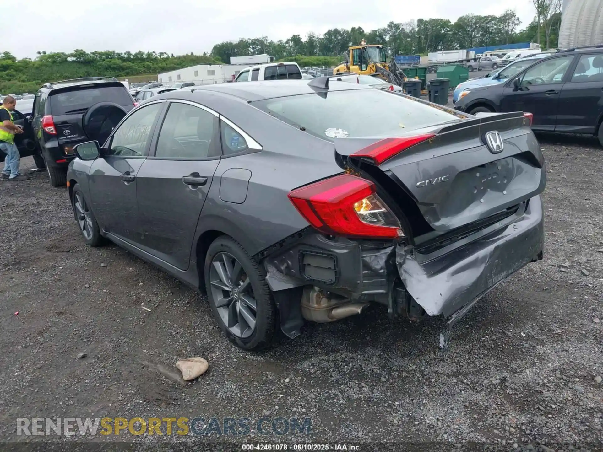 3 Photograph of a damaged car JHMFC1F36KX006340 HONDA CIVIC 2019