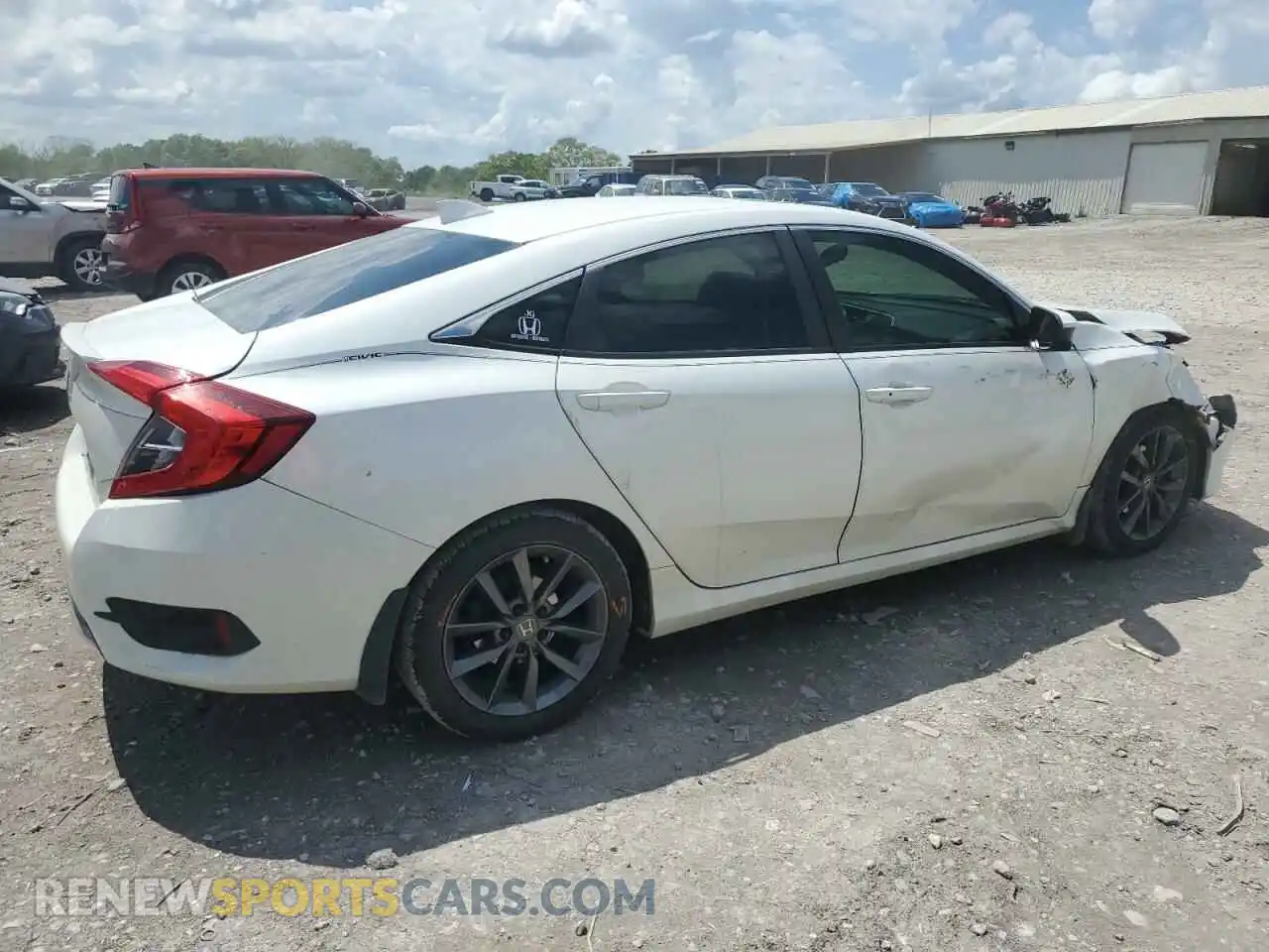 3 Photograph of a damaged car JHMFC1F37KX011997 HONDA CIVIC 2019