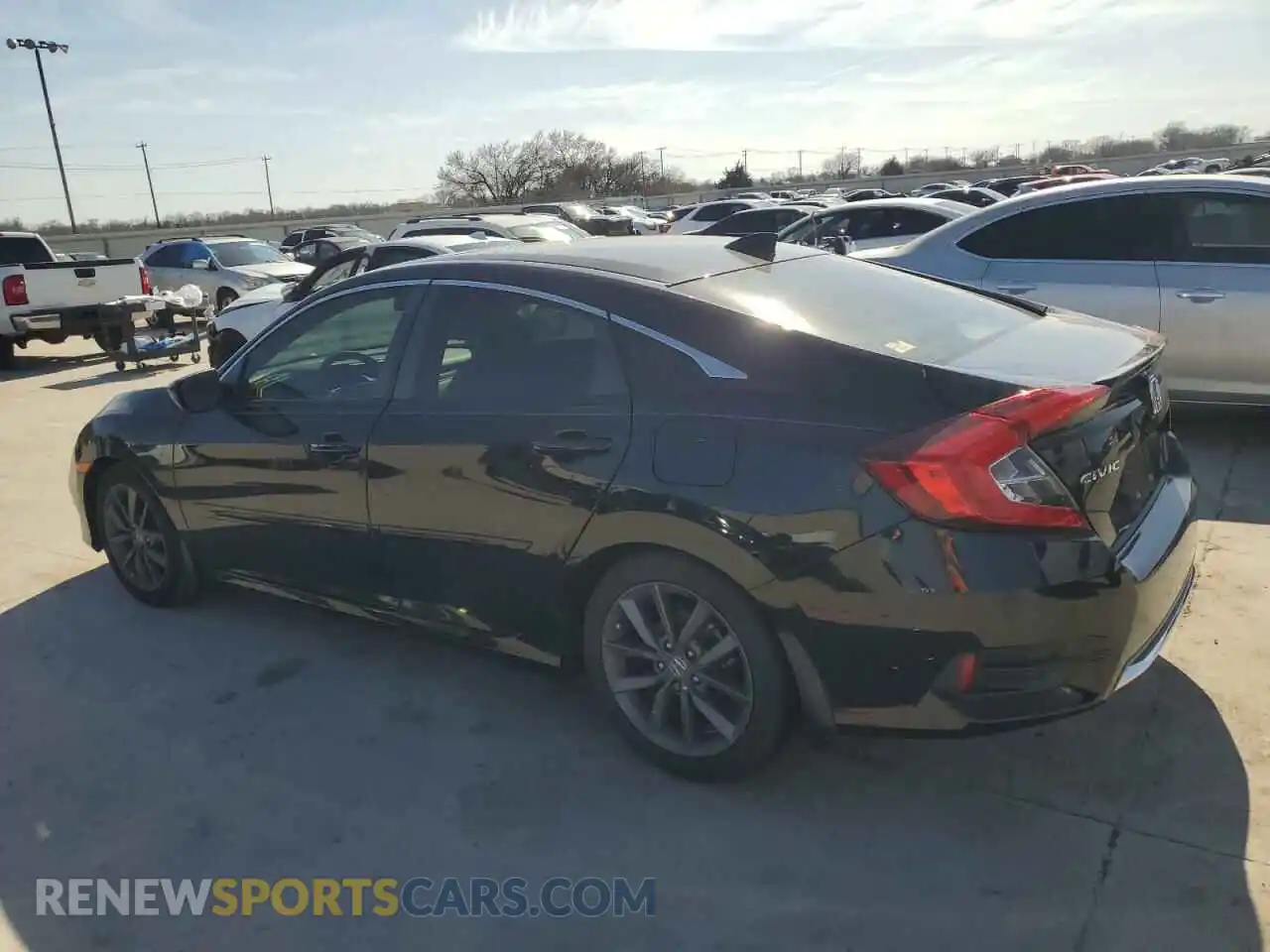 2 Photograph of a damaged car JHMFC1F37KX014236 HONDA CIVIC 2019
