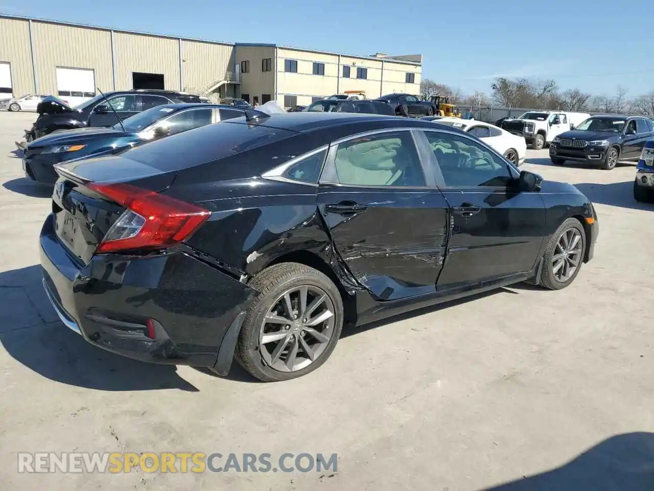3 Photograph of a damaged car JHMFC1F37KX014236 HONDA CIVIC 2019