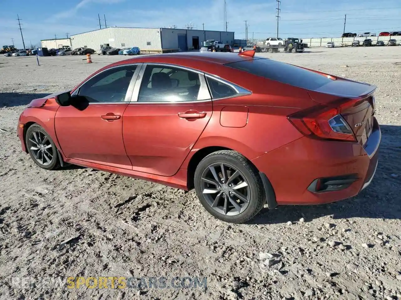 2 Photograph of a damaged car JHMFC1F39KX001875 HONDA CIVIC 2019