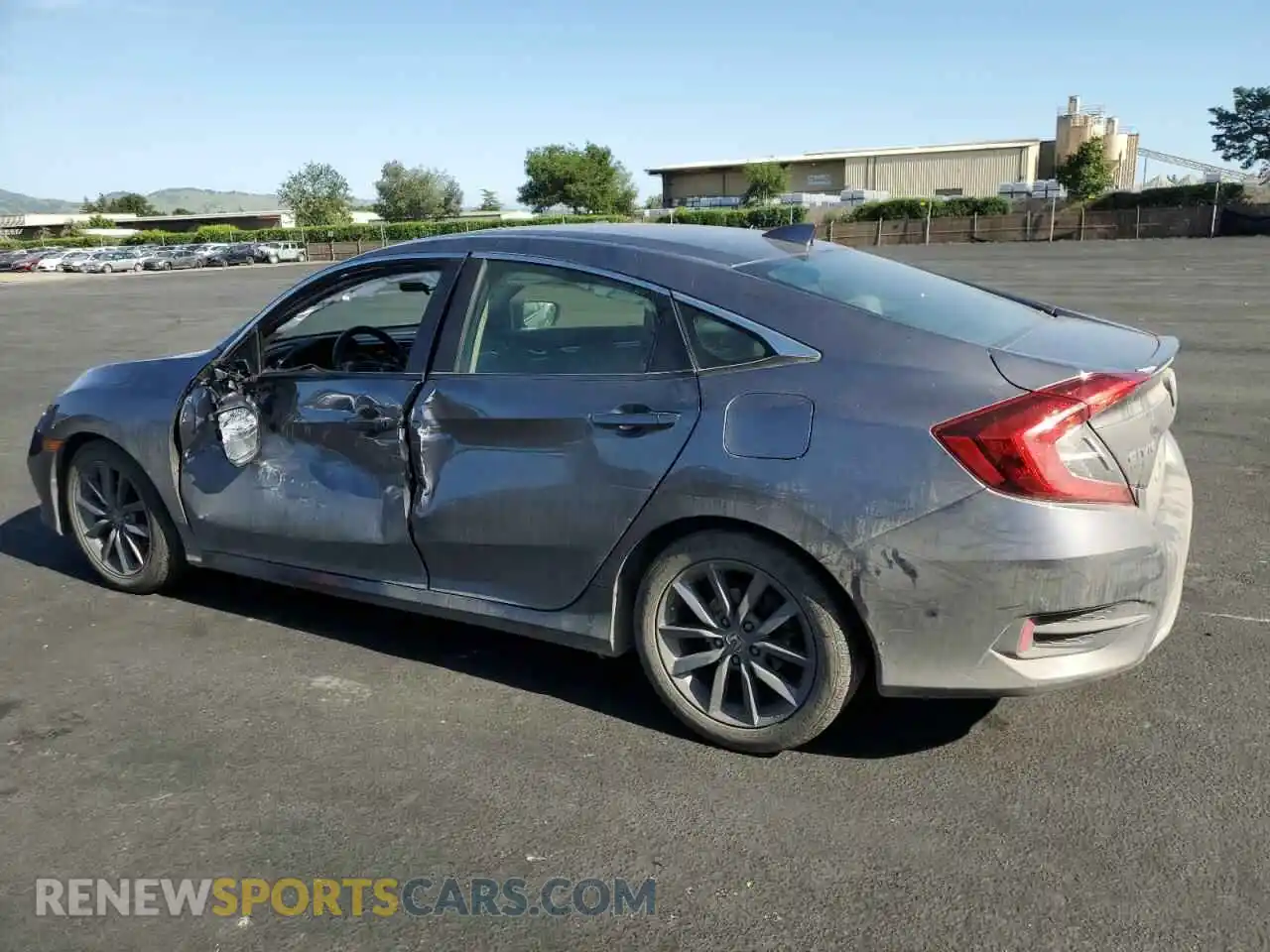 2 Photograph of a damaged car JHMFC1F3XKX002680 HONDA CIVIC 2019