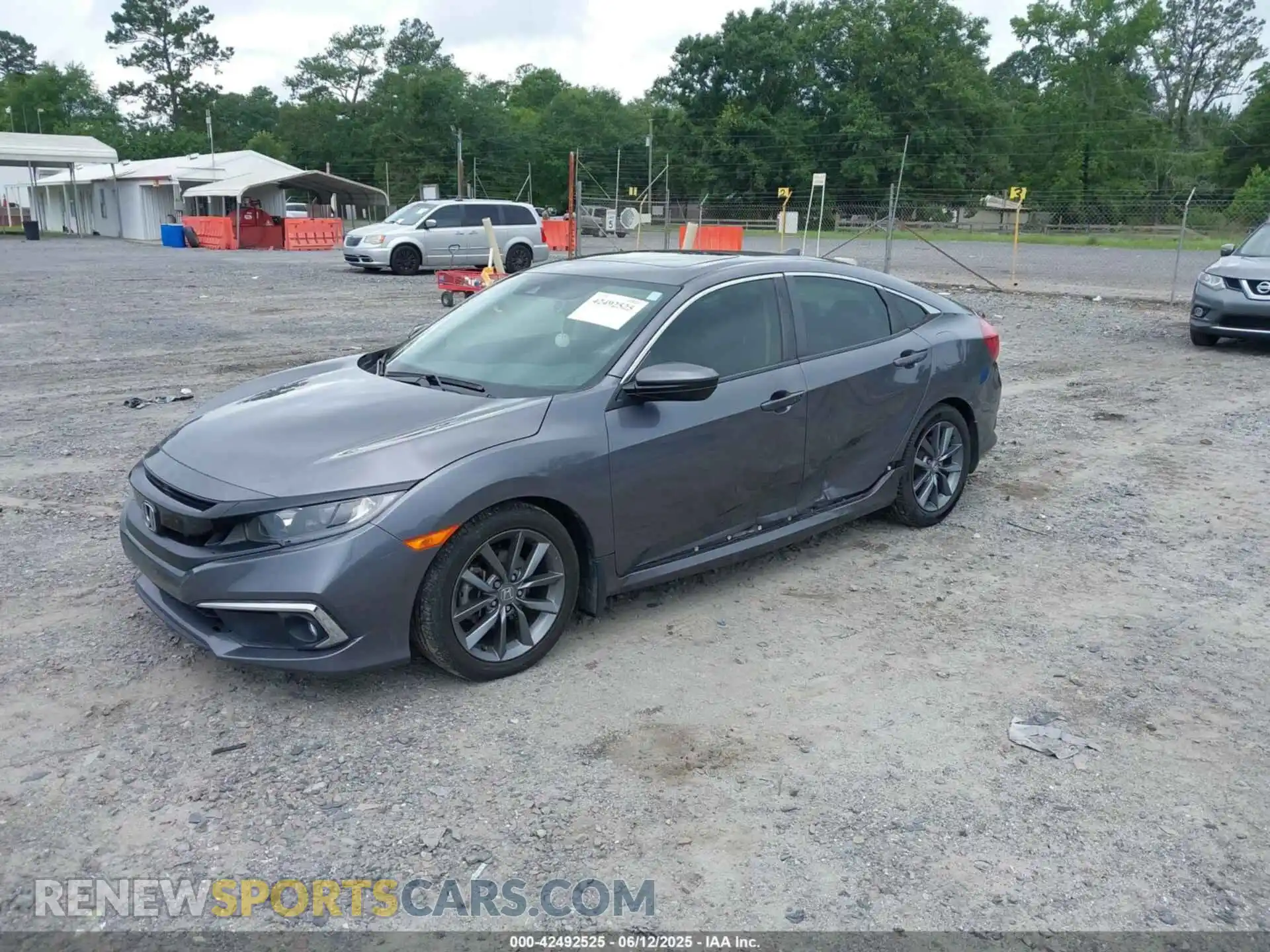 2 Photograph of a damaged car JHMFC1F3XKX011265 HONDA CIVIC 2019