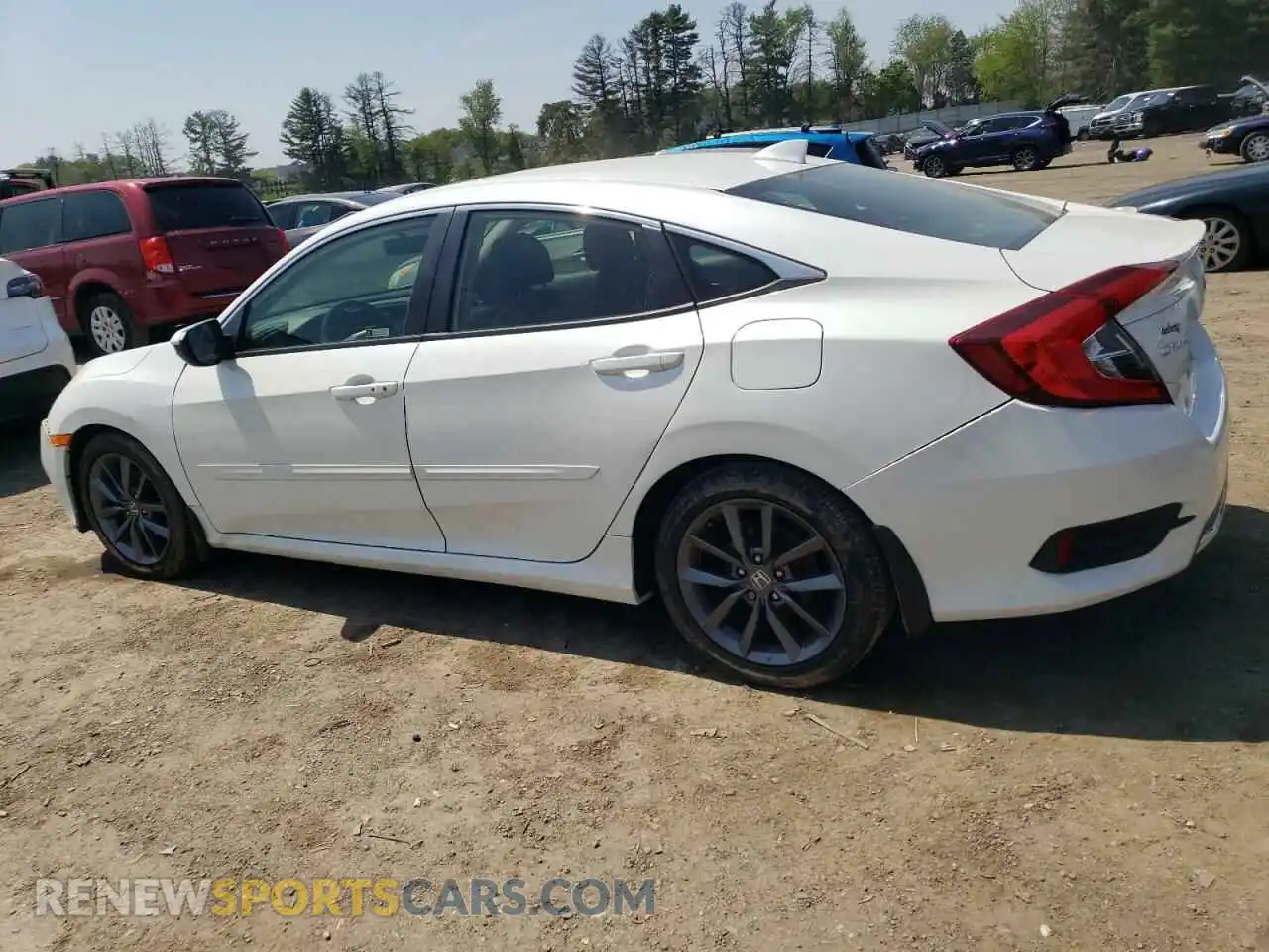 2 fotografías del automóvil dañado JHMFC1F78KX008965 HONDA CIVIC 2019