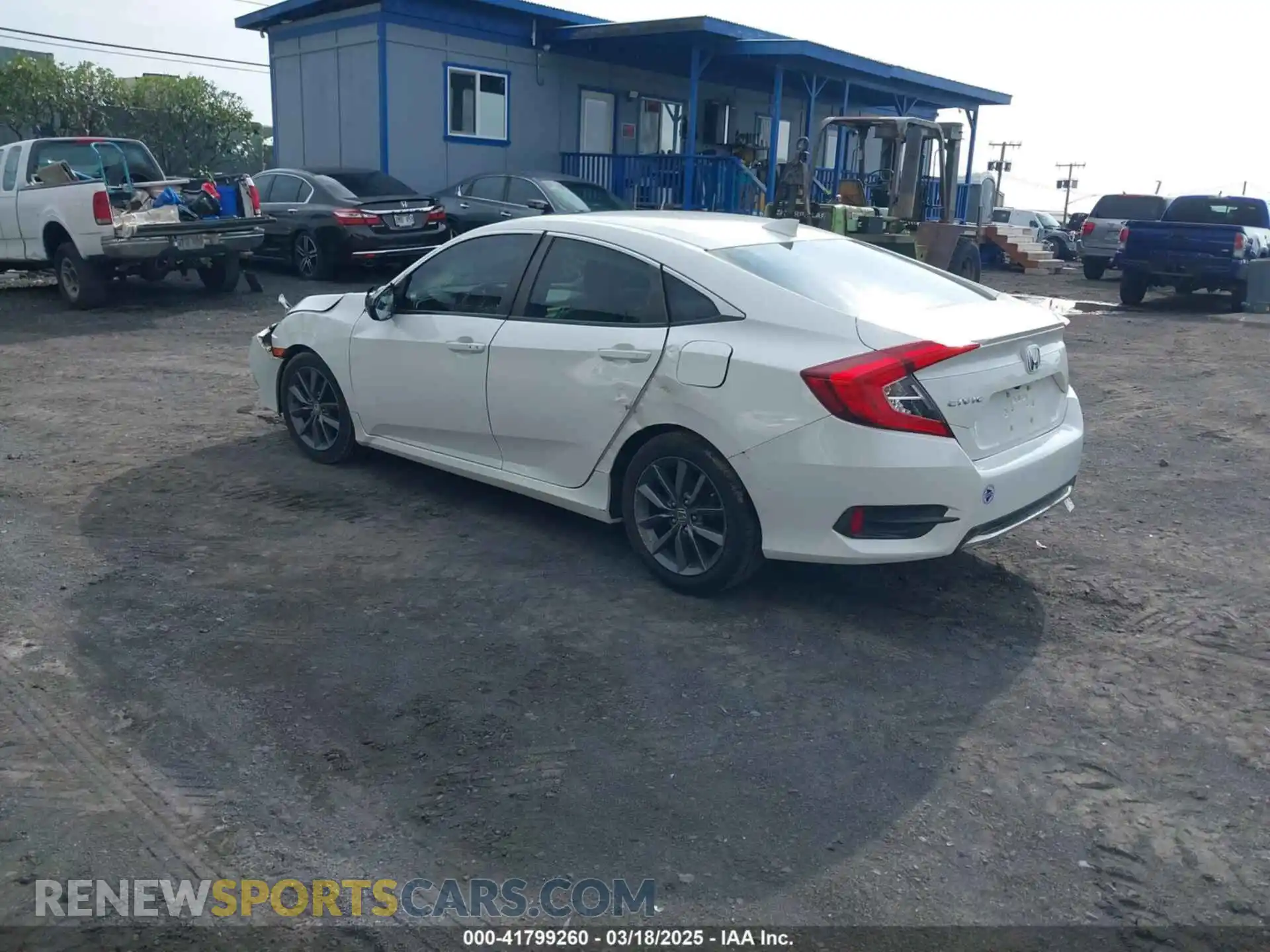 3 Photograph of a damaged car JHMFC1F7XKX000981 HONDA CIVIC 2019
