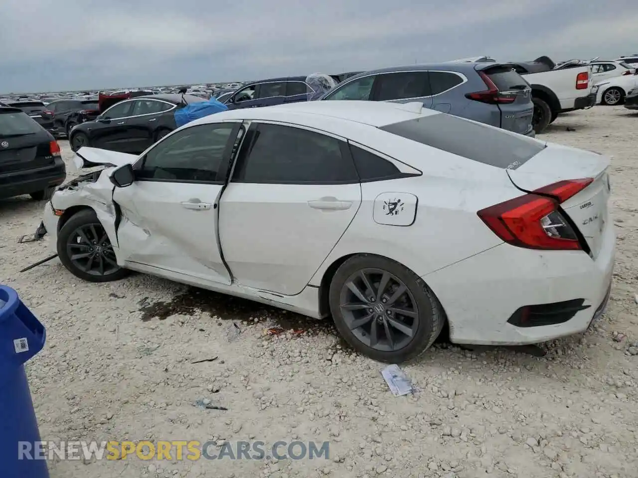 2 Фотография поврежденного автомобиля JHMFC1F7XKX004139 HONDA CIVIC 2019
