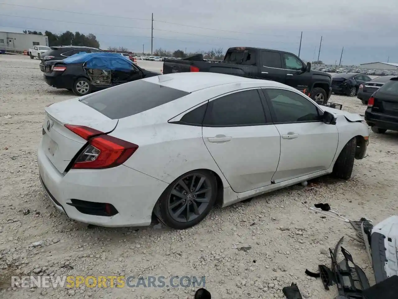 3 Фотография поврежденного автомобиля JHMFC1F7XKX004139 HONDA CIVIC 2019
