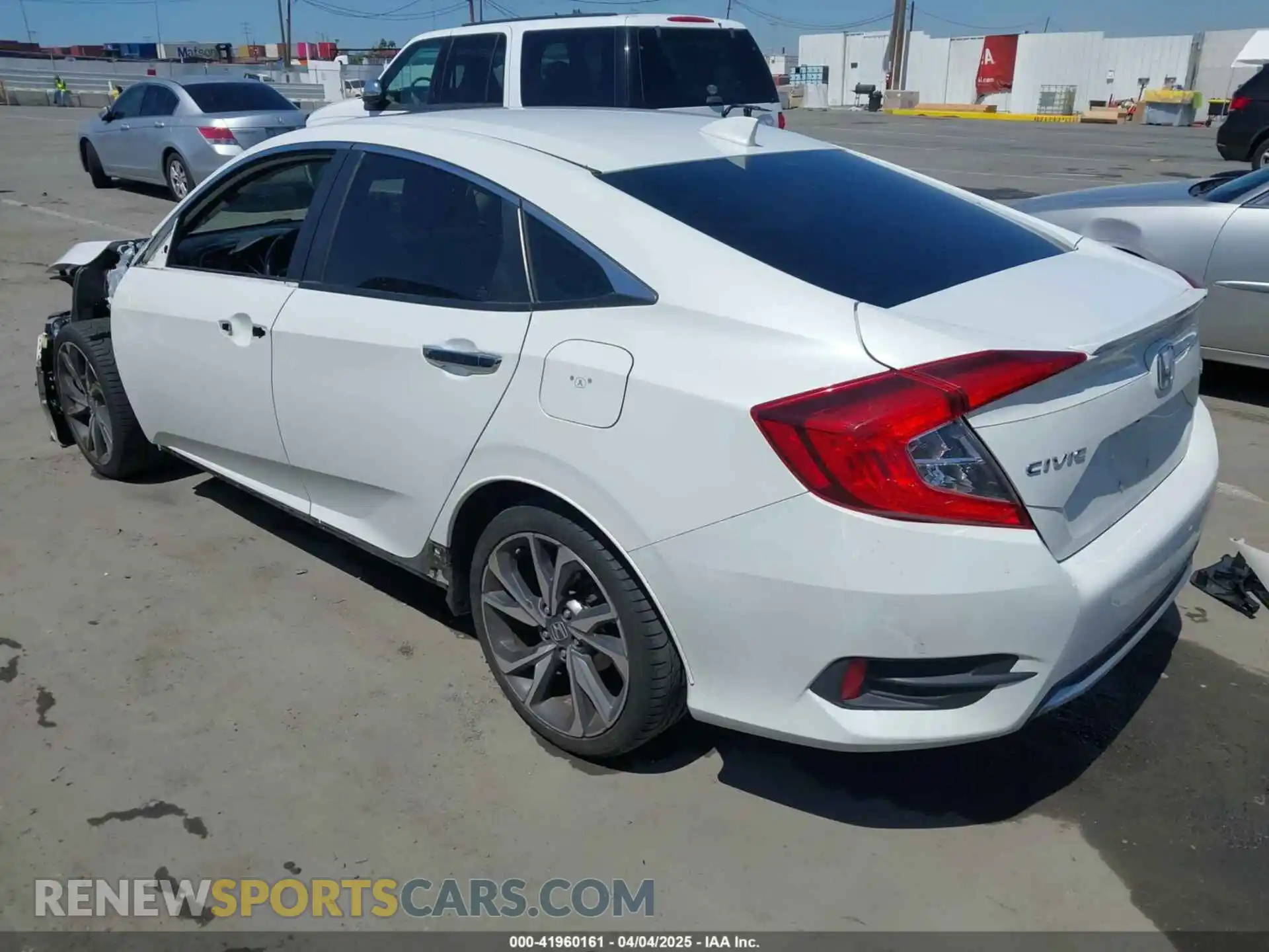 3 Photograph of a damaged car JHMFC1F90KX008282 HONDA CIVIC 2019