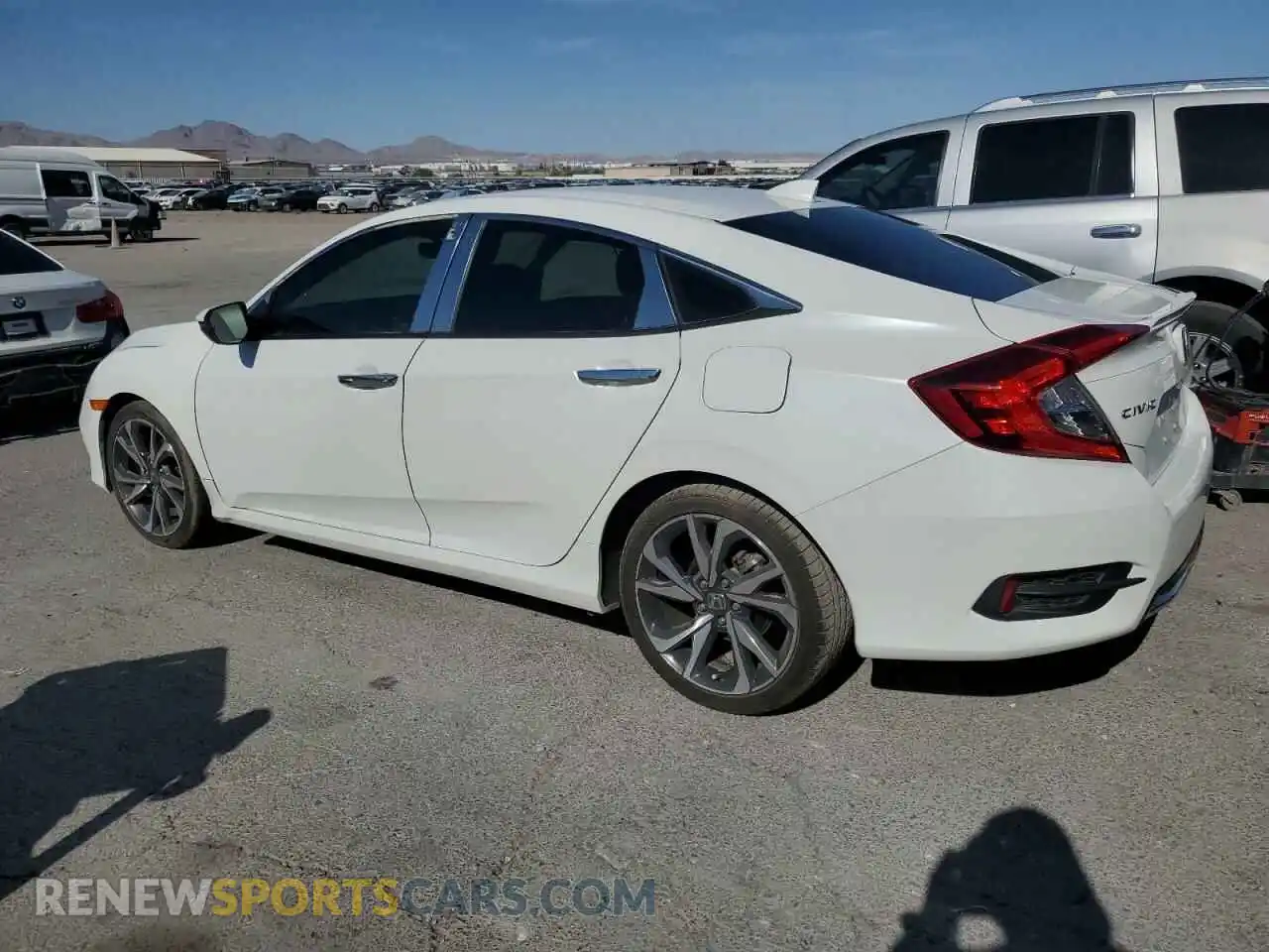 2 Photograph of a damaged car JHMFC1F97KX002253 HONDA CIVIC 2019