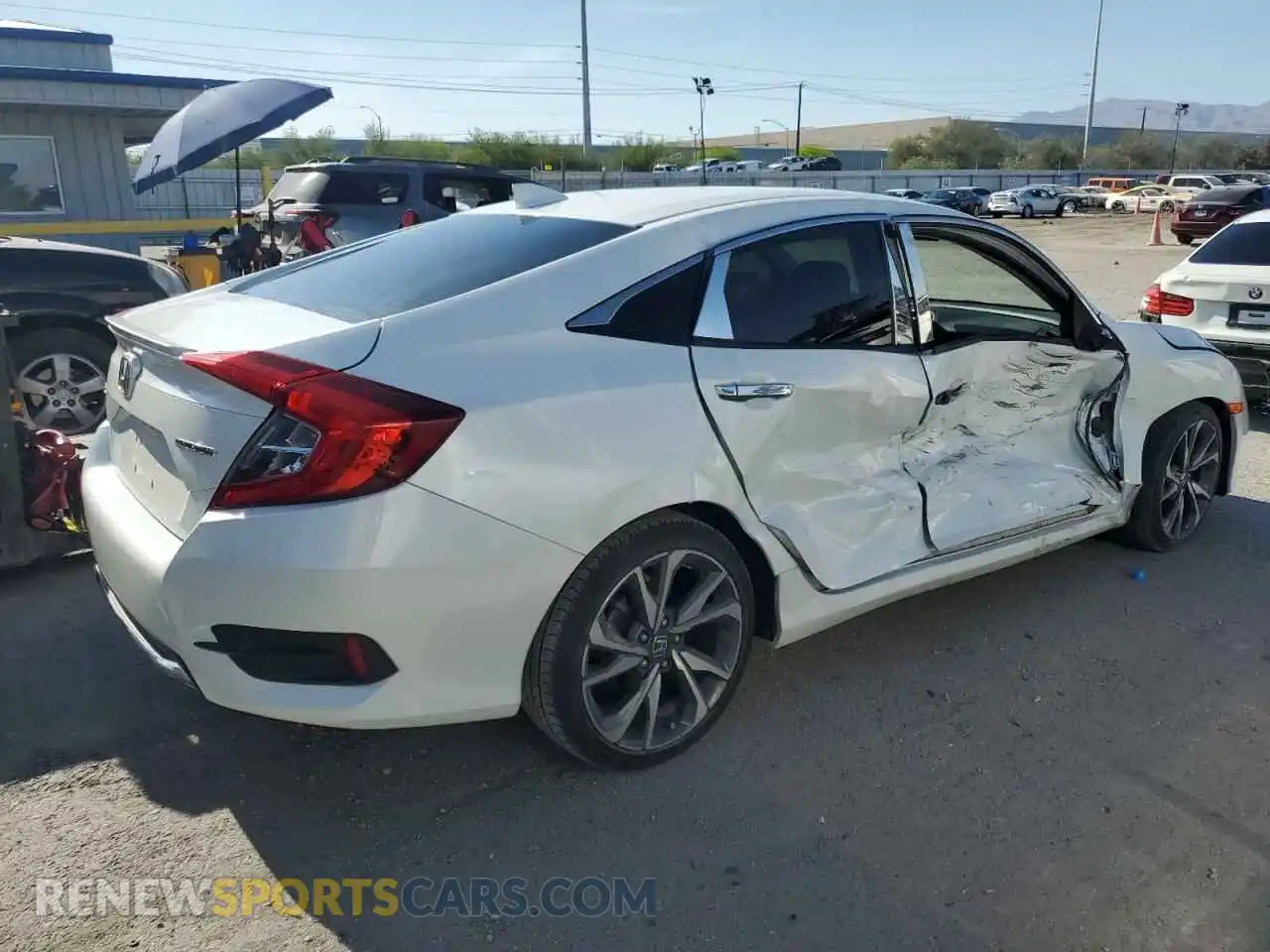 3 Photograph of a damaged car JHMFC1F97KX002253 HONDA CIVIC 2019