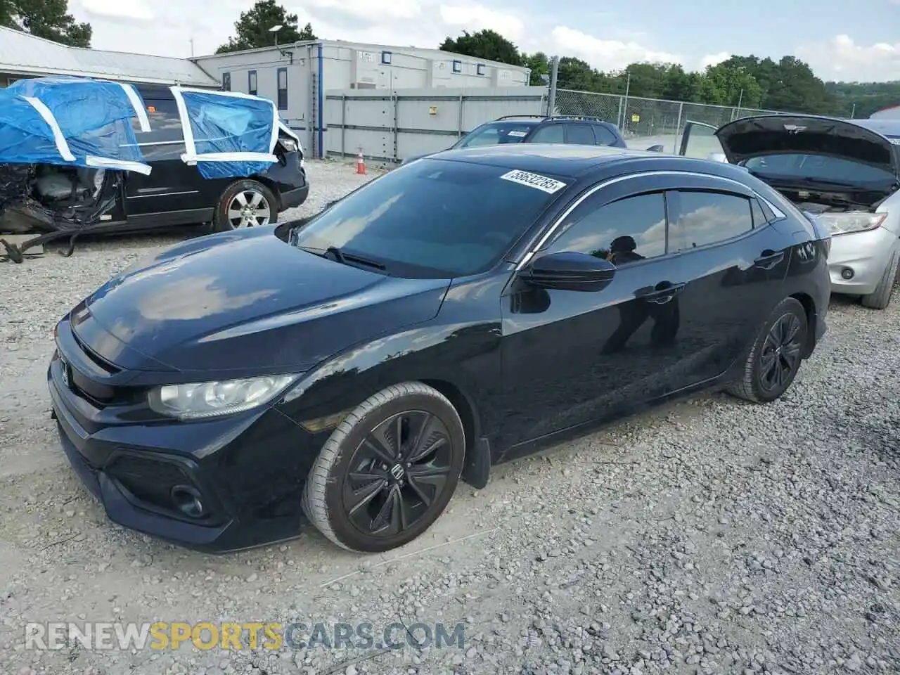 1 fotografías del automóvil dañado SHHFK7H68KU201993 HONDA CIVIC 2019