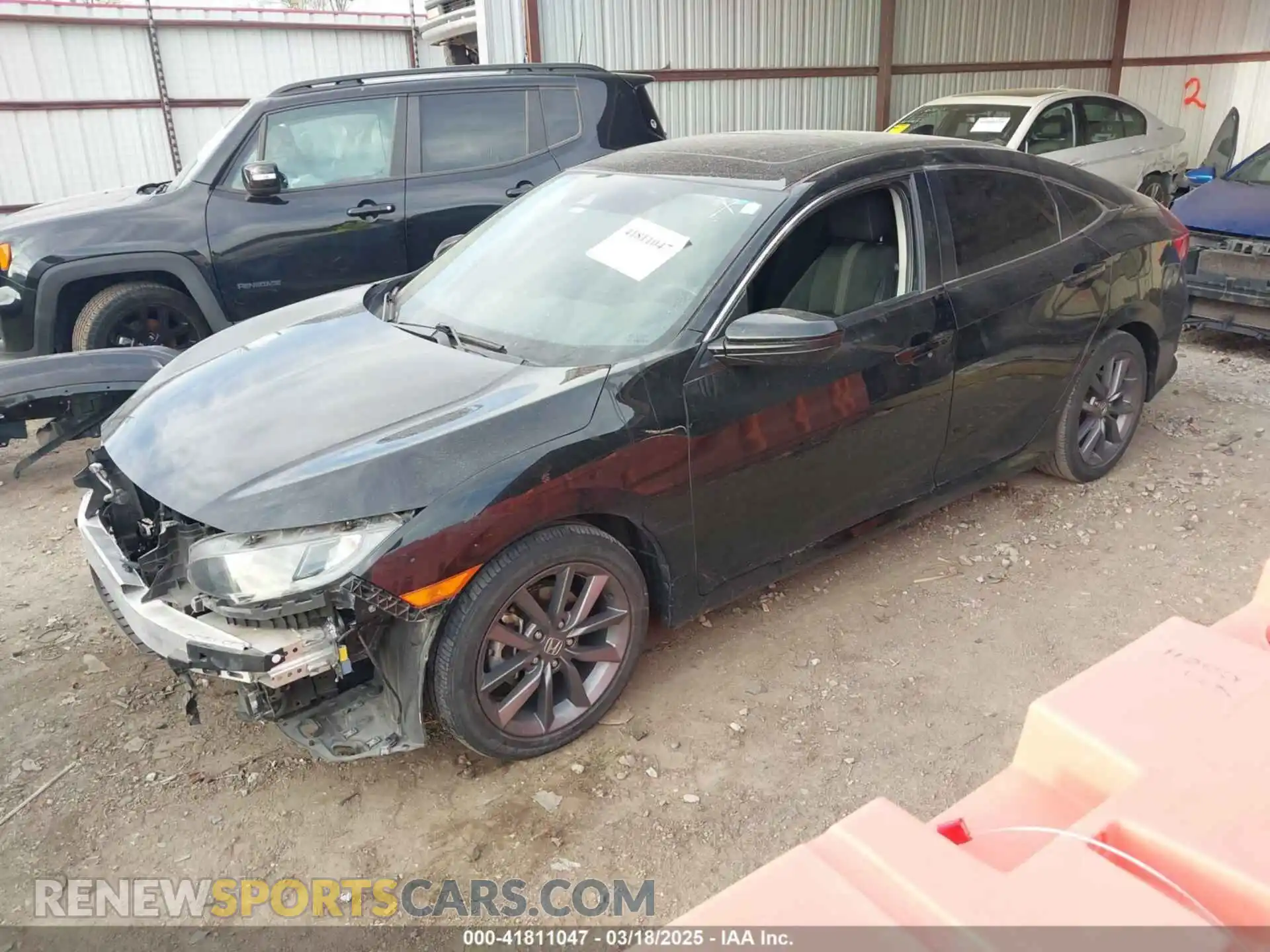 2 Photograph of a damaged car 19XFC1F30LE016736 HONDA CIVIC 2020